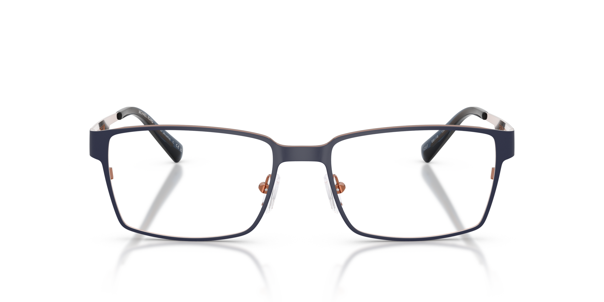MK3107 Navy MetallEyeglass Frames von B24, Vorderansicht