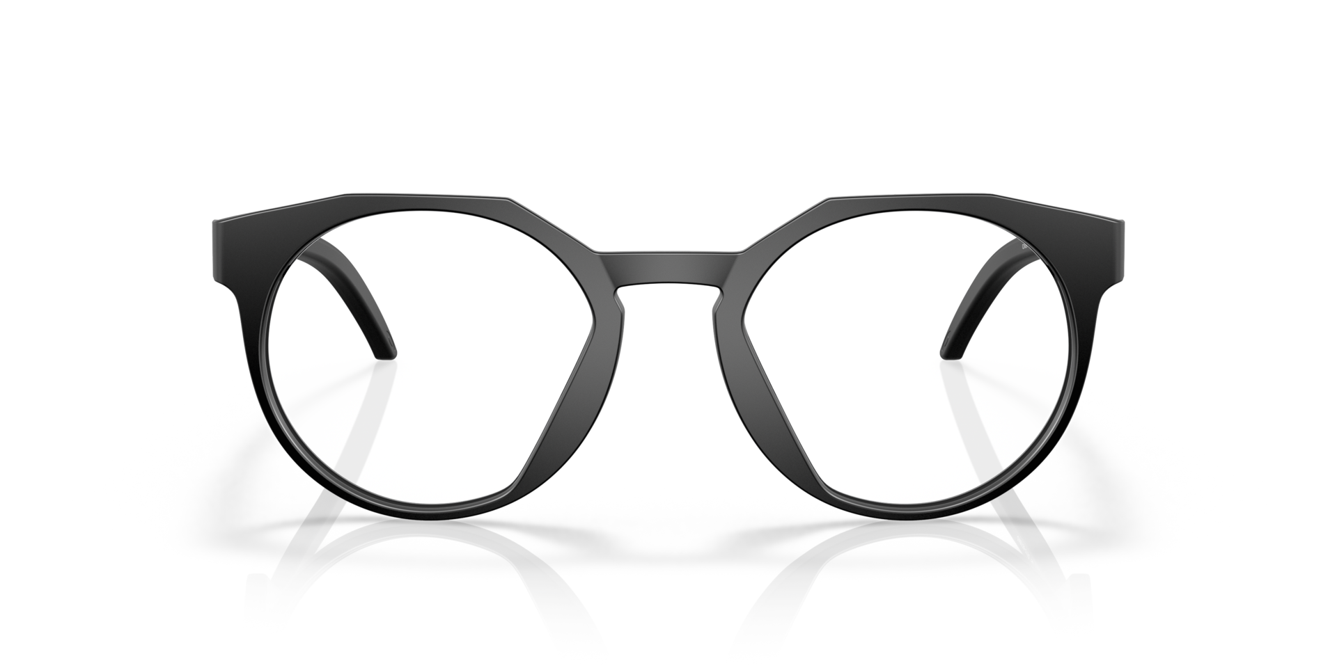 HSTN Matt Schwarz KunststoffEyeglass Frames von B24, Vorderansicht