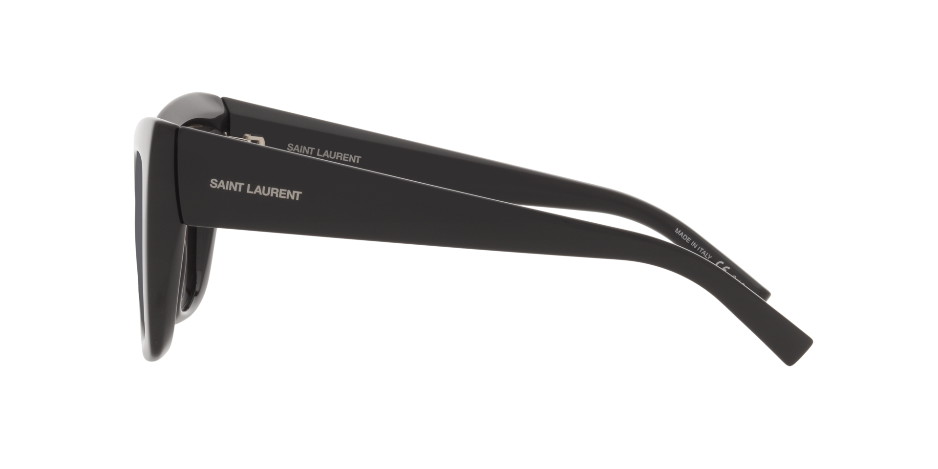 SL 552 Zwart KunststofSunglass Frames van B24, Zijaanzicht