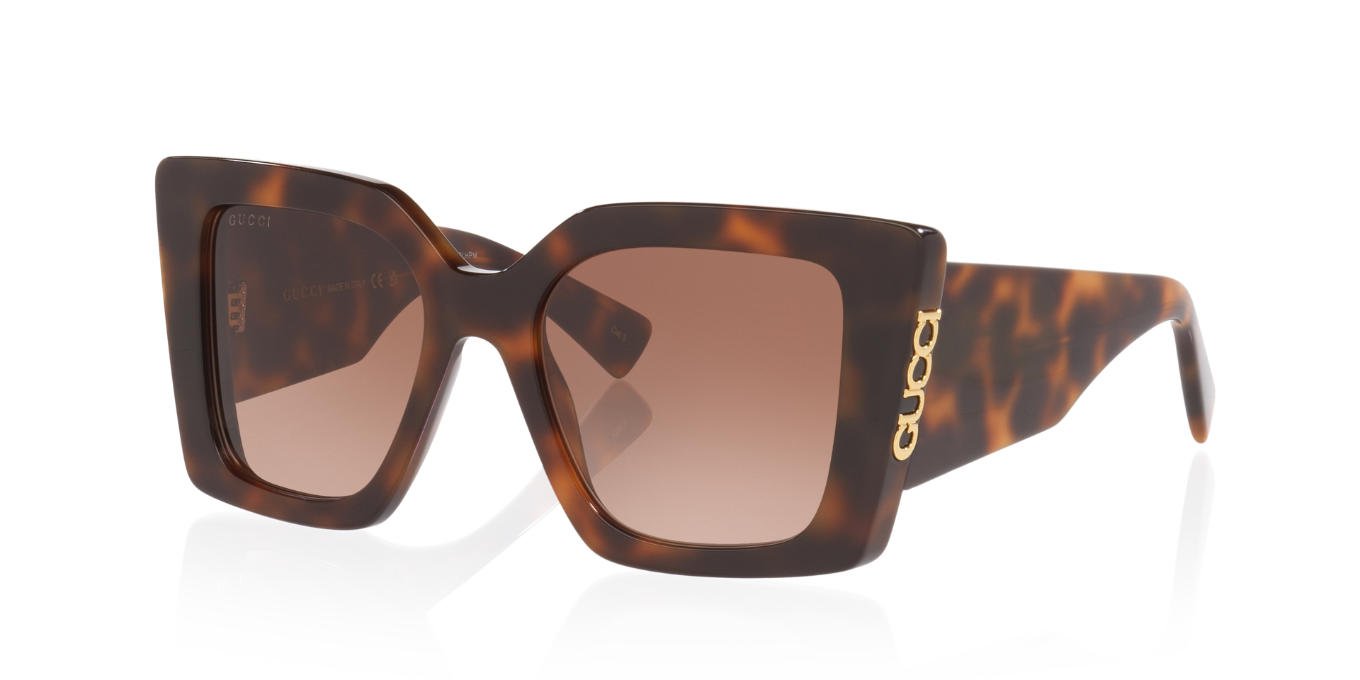 Gg2039S Tortoise AcetatSunglass Frames von B24, Dreiviertelansicht
