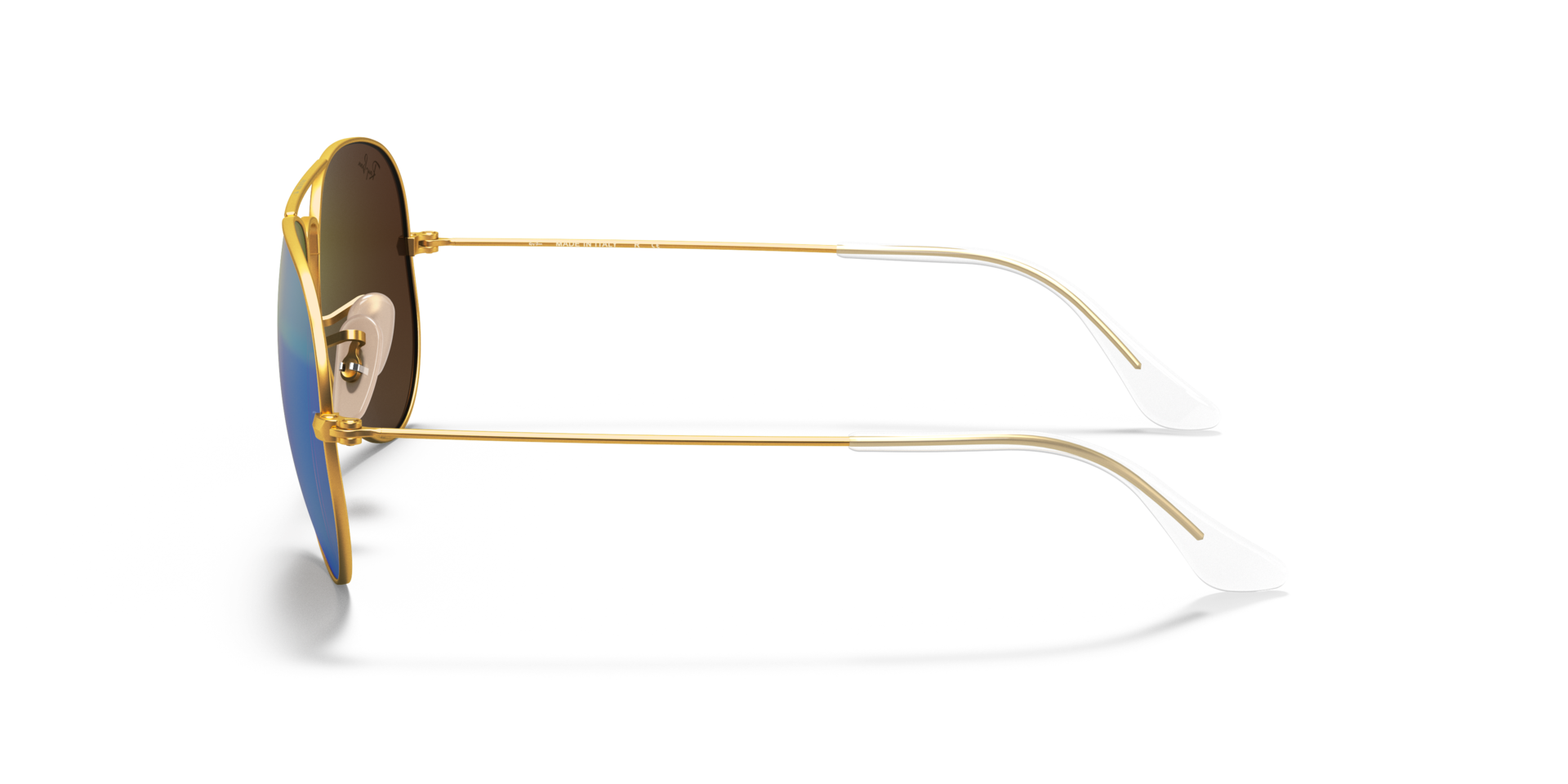 RB3025 Gold MetallSunglass Frames von B24, Seitenansicht