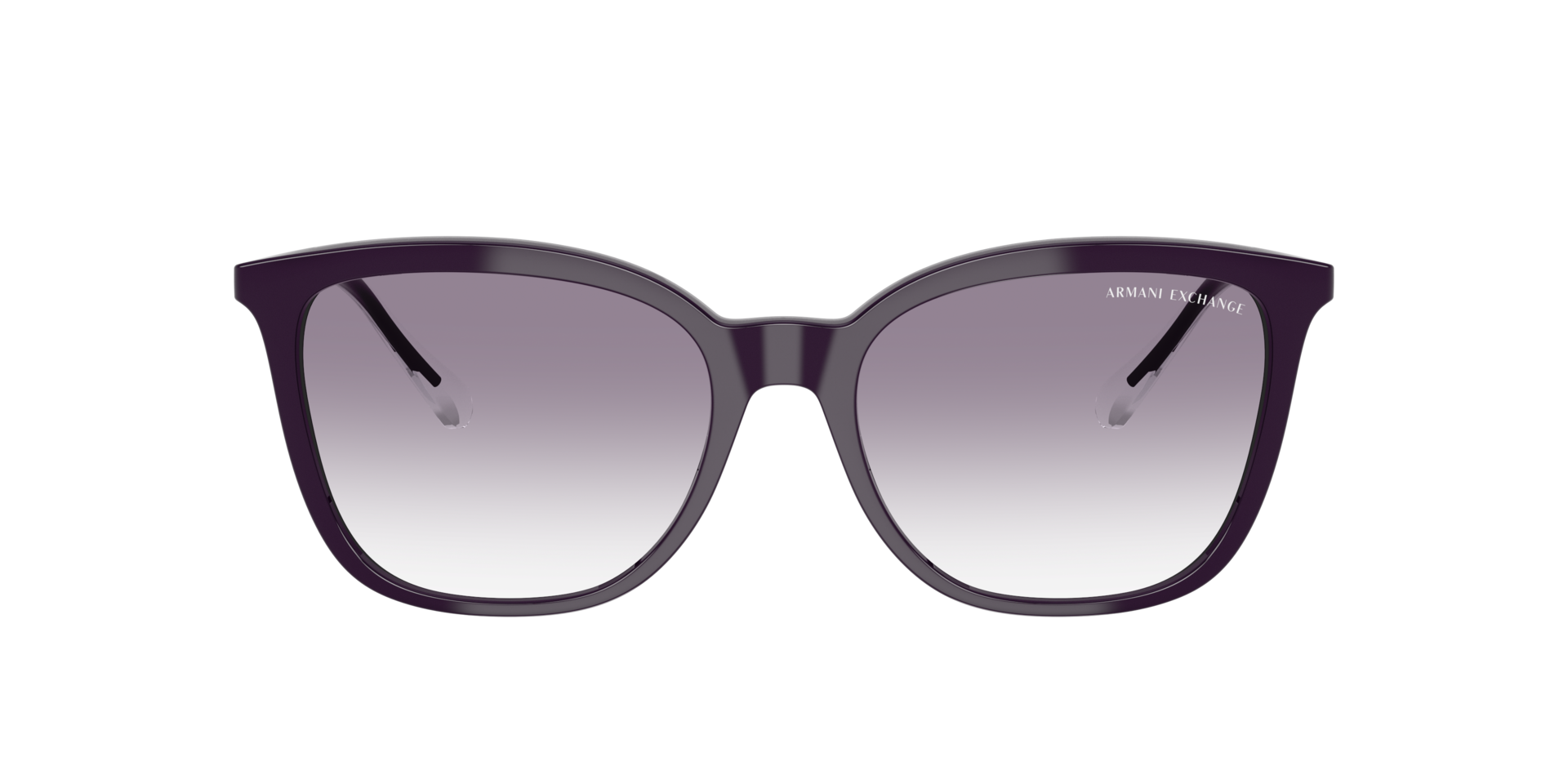 AX4151S Shiny Dark Purple KunststofSunglass Frames van B24, met getinte lenzen