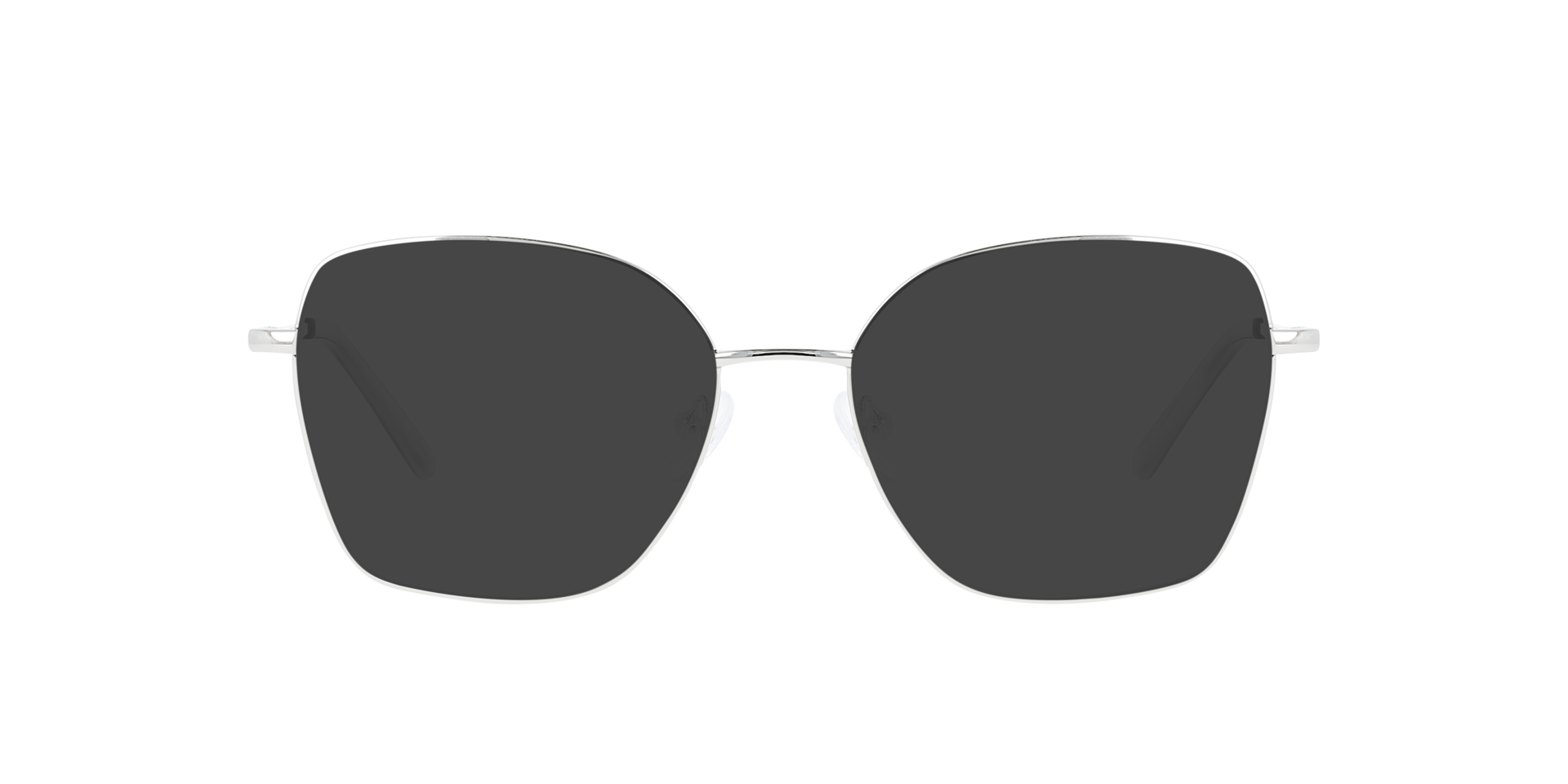Lotte Silver Metal MetallEyeglass Frames von B24, mit getönten Gläsern