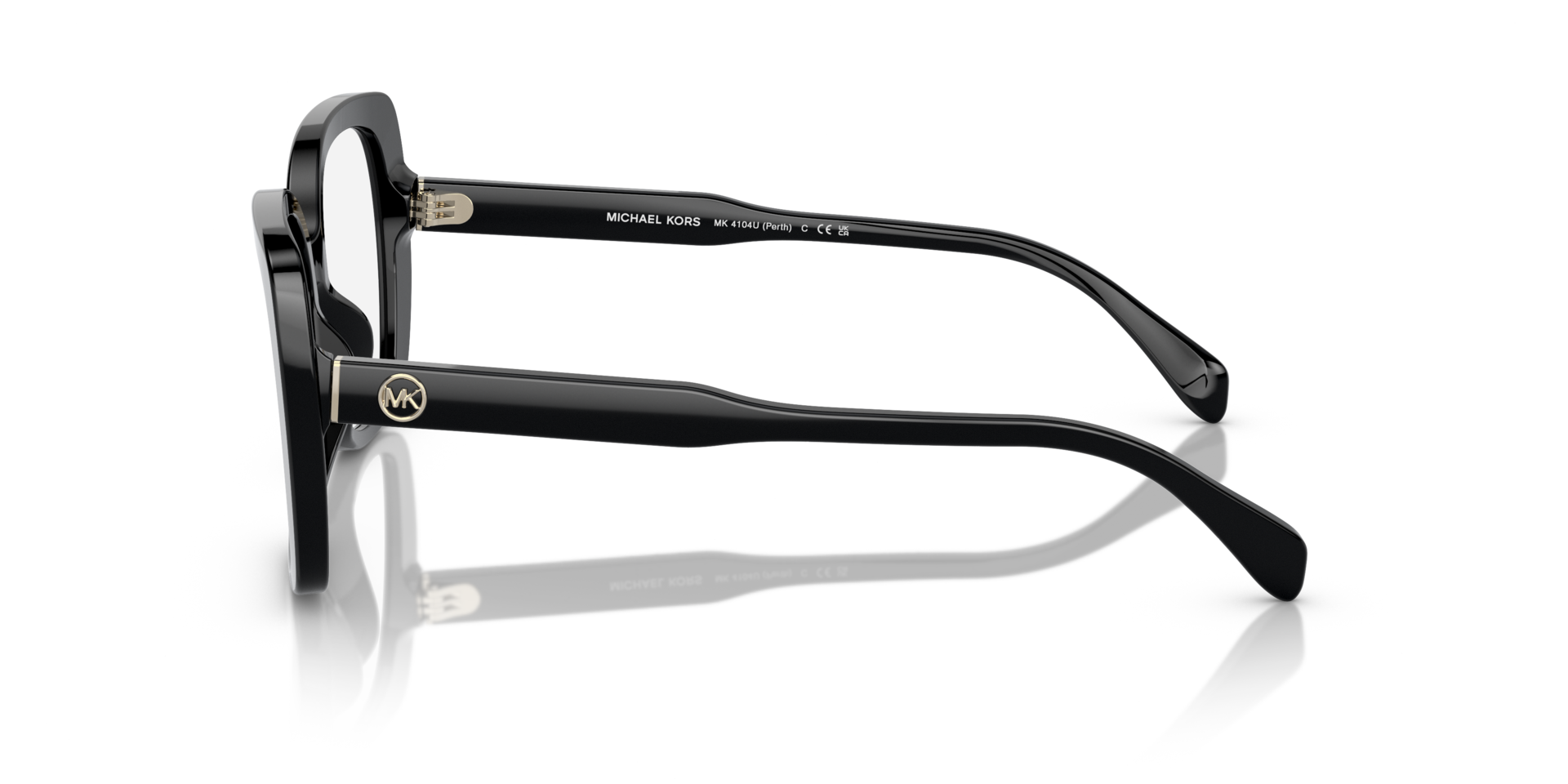 MK4104U Zwart AcetaatEyeglass Frames van B24, Zijaanzicht