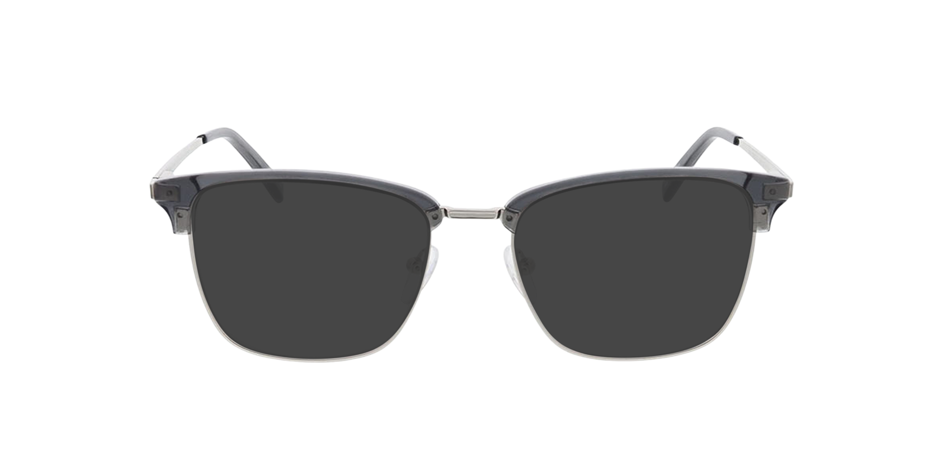 Tupelo Kristal blauw  &  zilver MetaalEyeglass Frames van B24, met getinte lenzen
