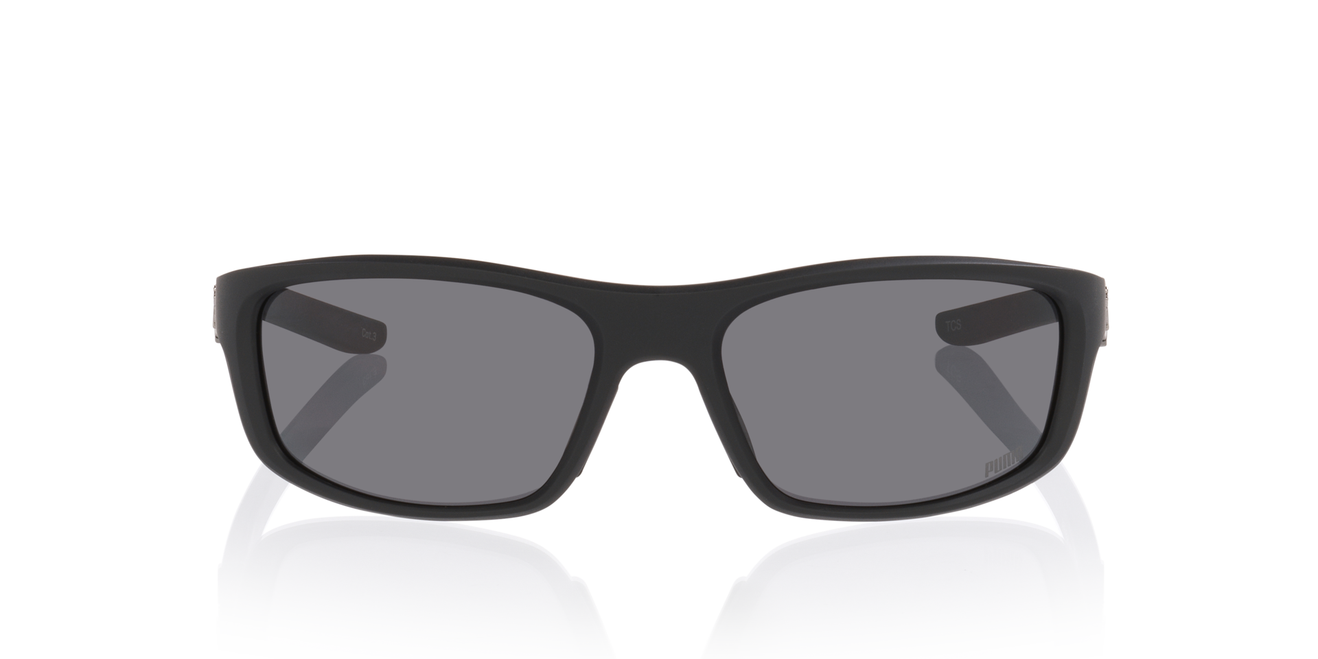 PU0480S Schwarz KunststoffSunglass Frames von B24, Vorderansicht