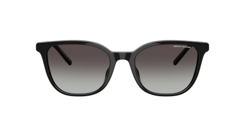 Armani Exchange - AX4168SU, Damen, Schwarz glänzend/Shiny Black/Nude Beige, Größe: Durchschnittlich