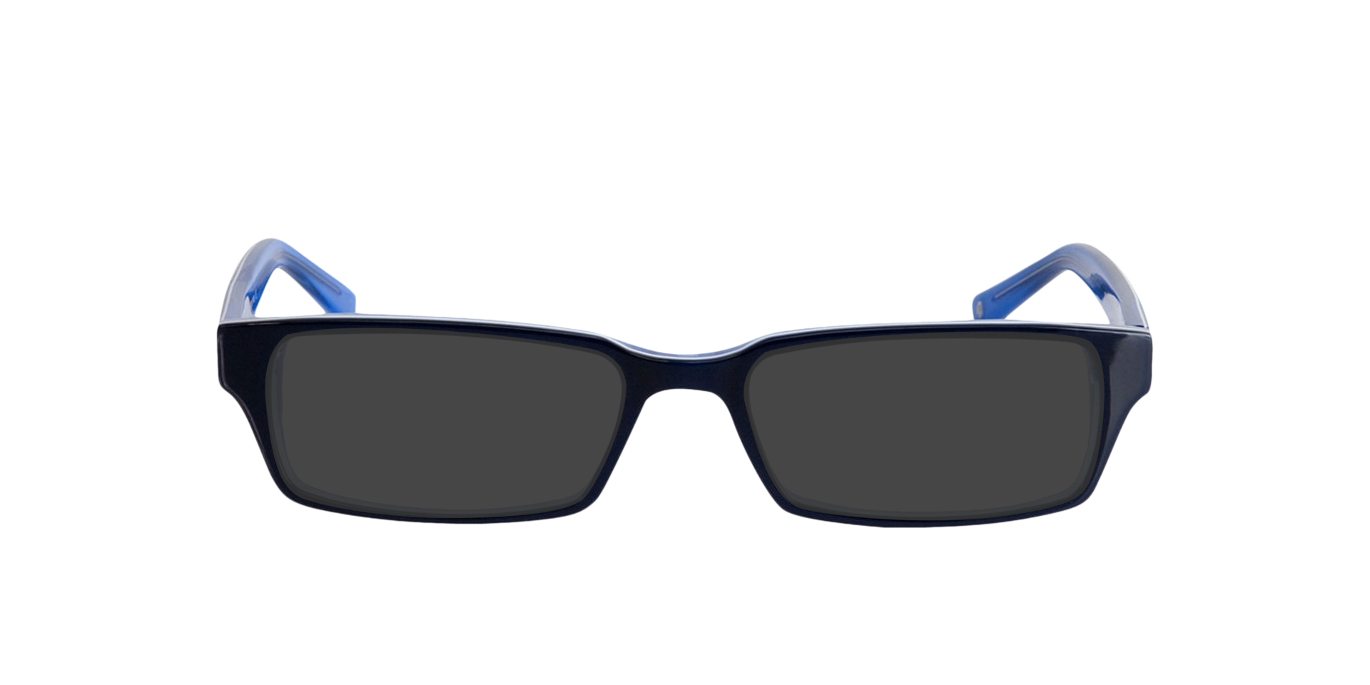 Capuno Dark Blue  &  Blue AcetatEyeglass Frames von B24, mit getönten Gläsern