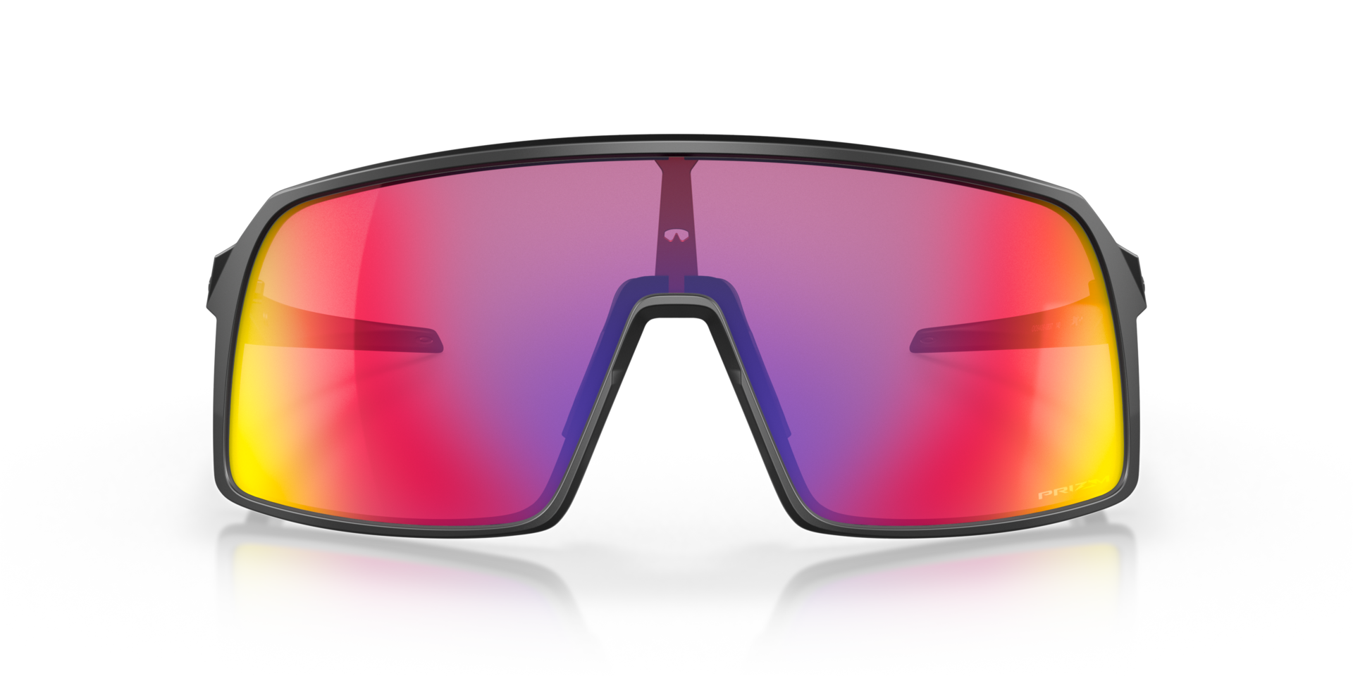 Sutro Matt Schwarz KunststoffSunglass Frames von B24, Vorderansicht