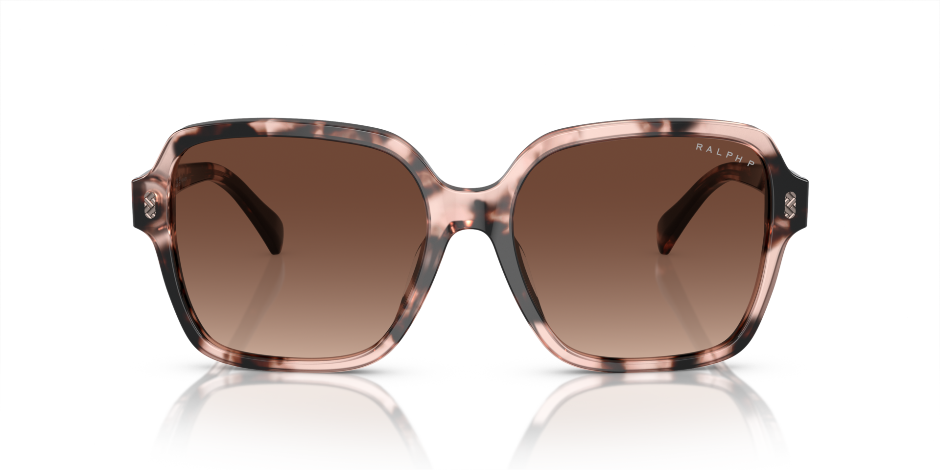 RA5304U Glanzend Roze Havana AcetaatSunglass Frames van B24, Vooraanzicht