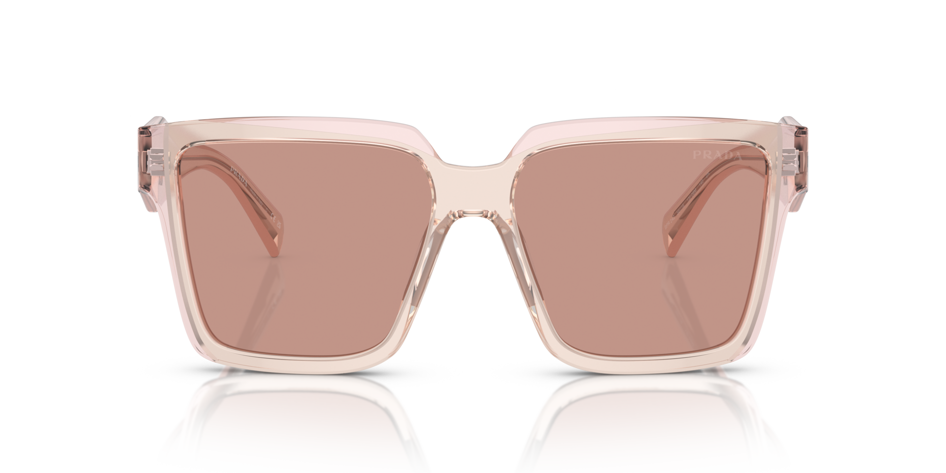 PR 24ZS Geranium & Petal Crystal AcetaatSunglass Frames van B24, Vooraanzicht