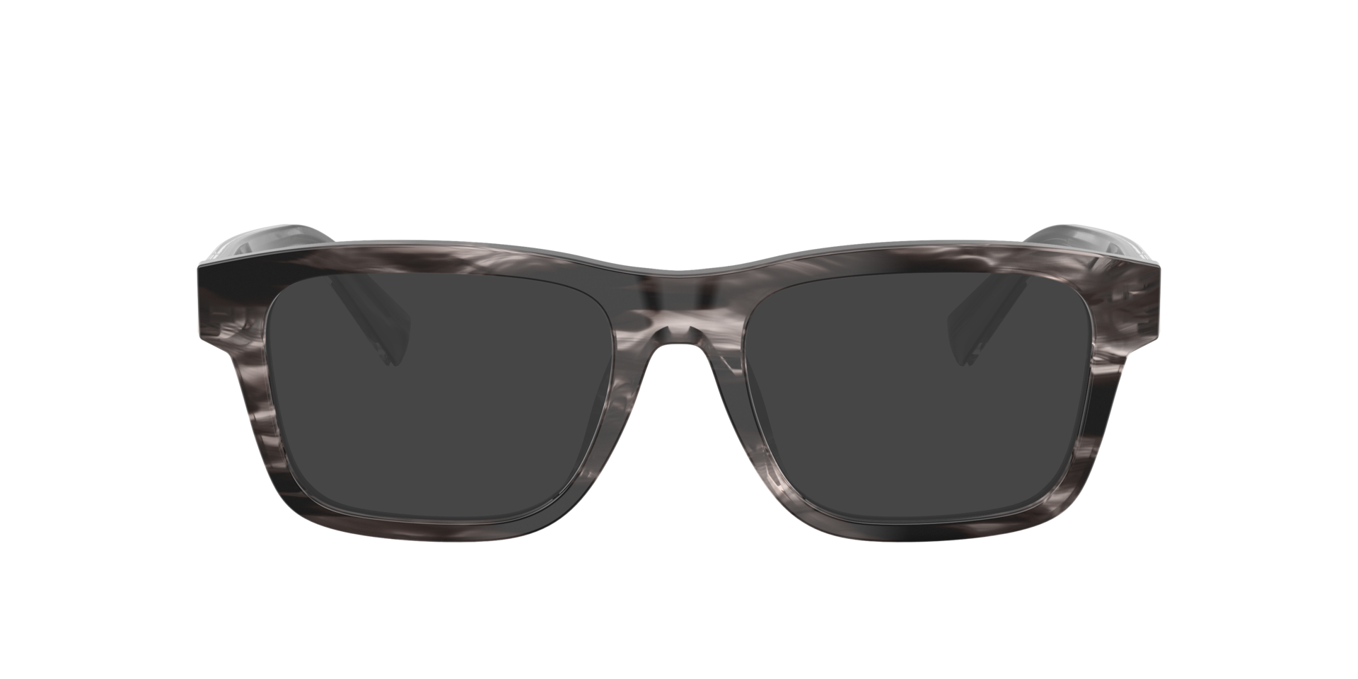 DG3446 Grau gestreift AcetatEyeglass Frames von B24, mit getönten Gläsern