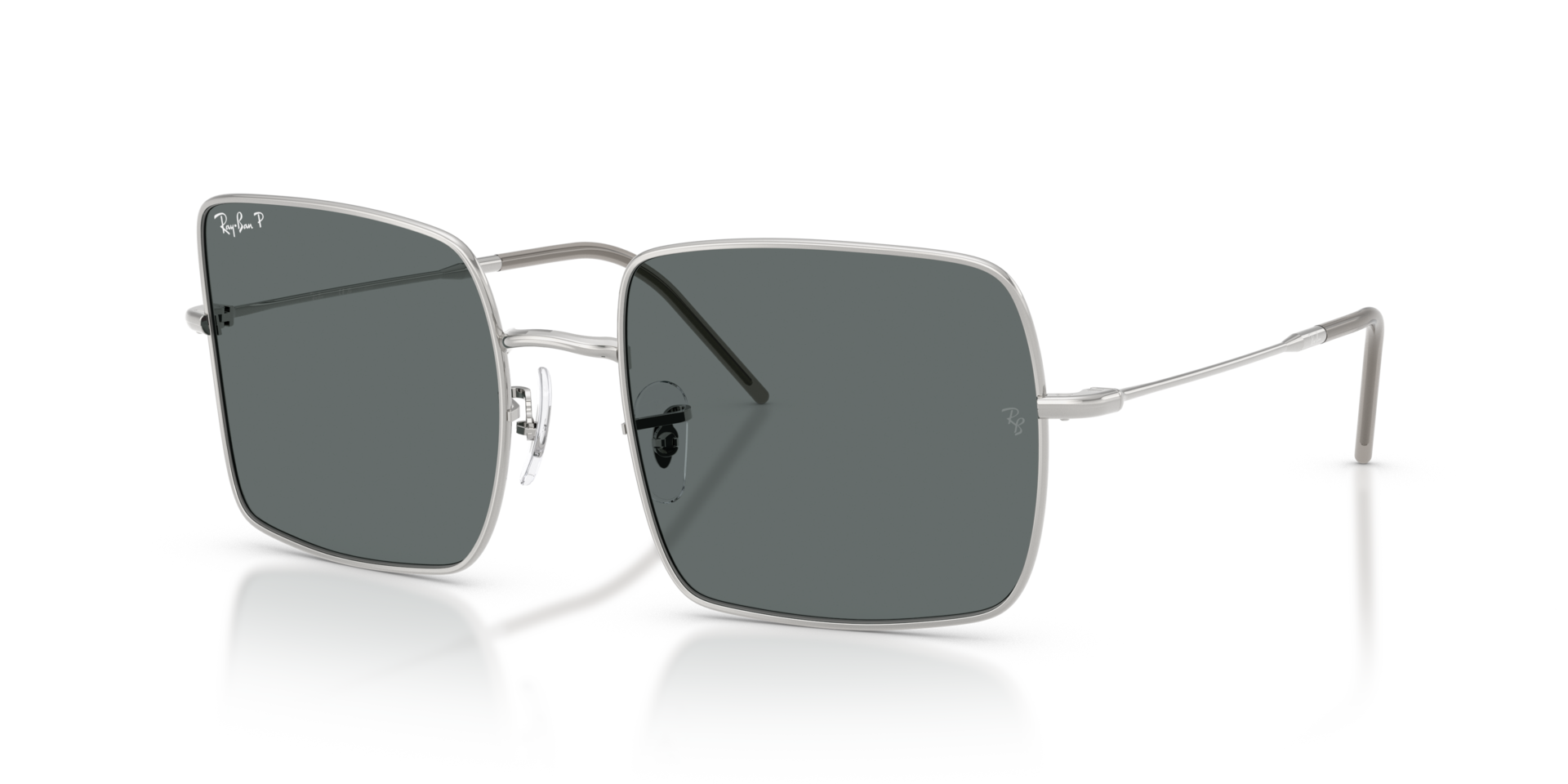 RBR0104S Silber MetallSunglass Frames von B24, Dreiviertelansicht