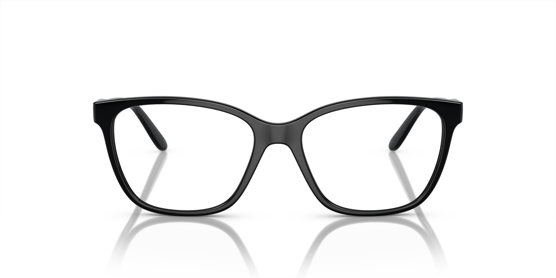 VO5518 Zwart KunststofEyeglass Frames van B24, Vooraanzicht