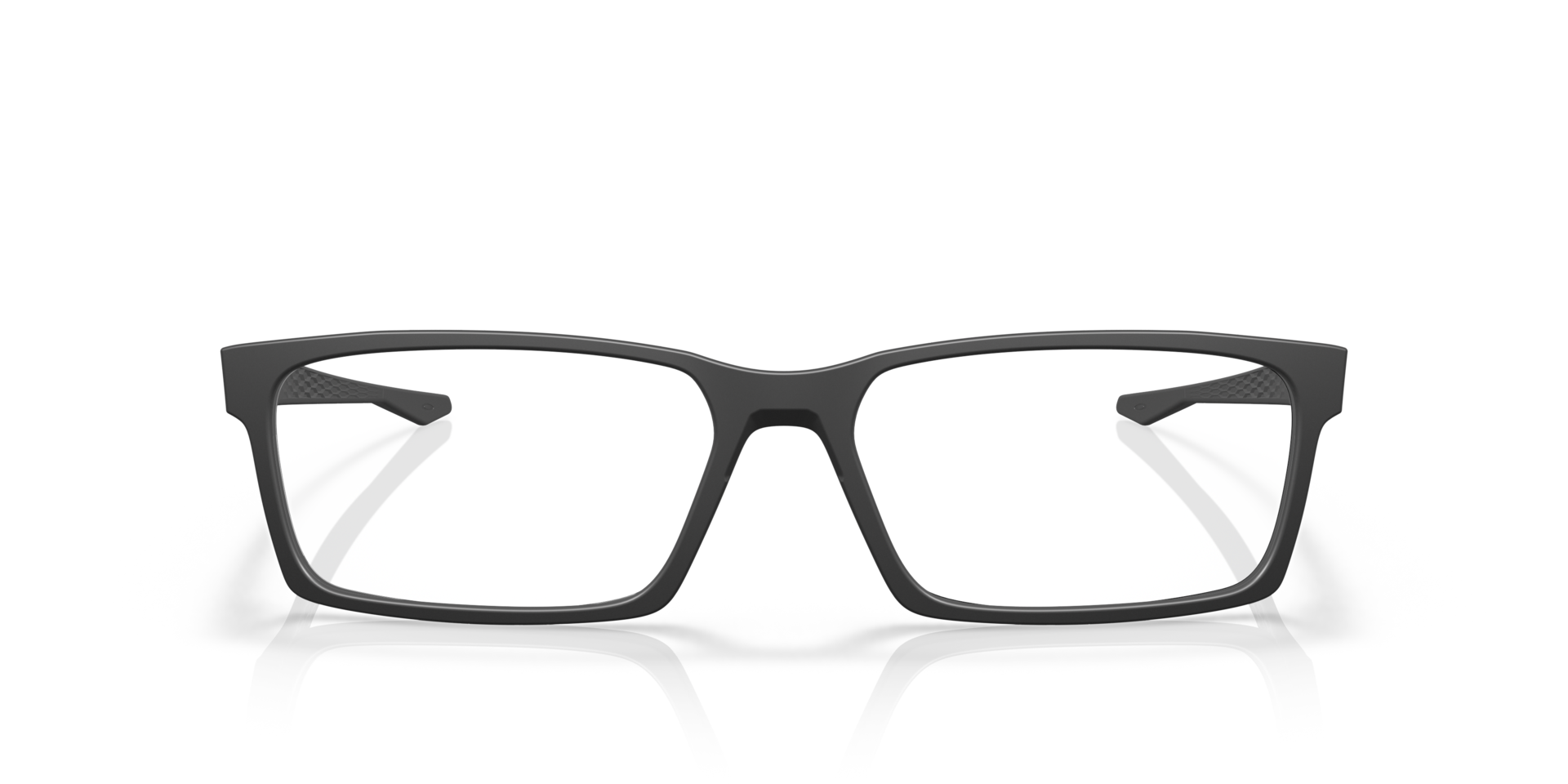 OVERHEAD Schwarz satiniert KunststoffEyeglass Frames von B24, Vorderansicht