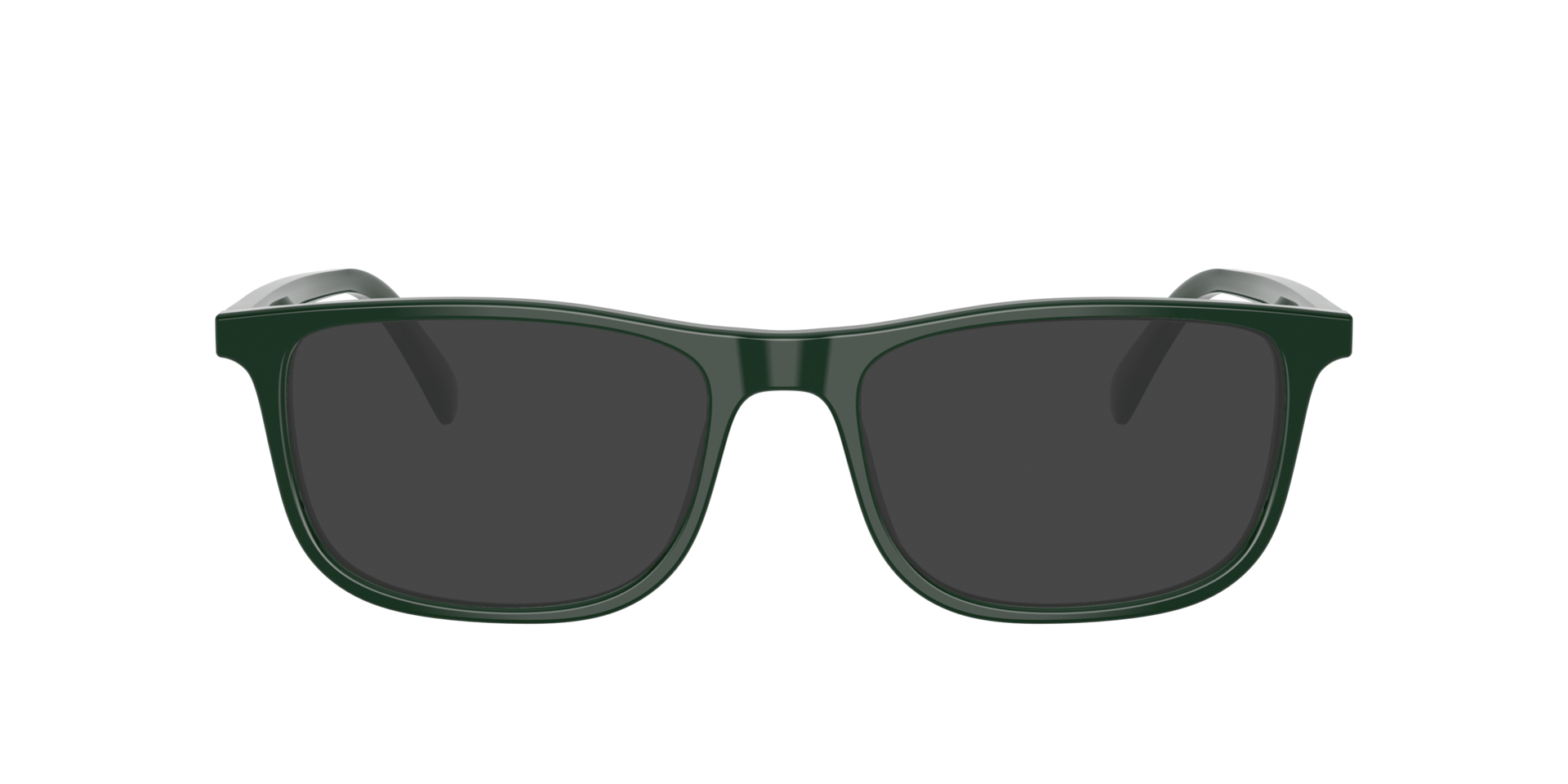 EA3287 Shiny Green AcetaatEyeglass Frames van B24, met getinte lenzen
