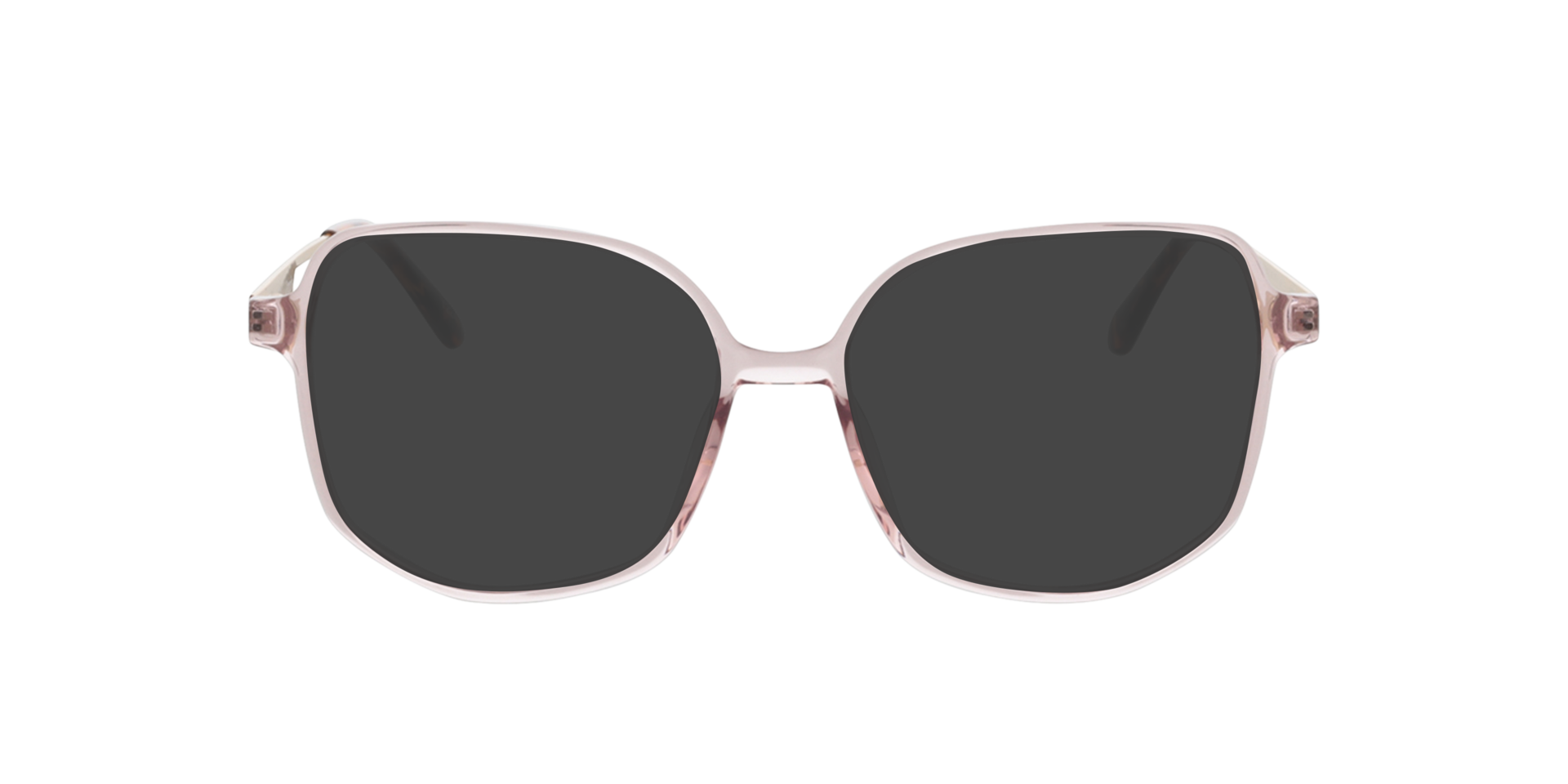Utopia Kristal lichtroze  &  goud KunststofEyeglass Frames van B24, met getinte lenzen