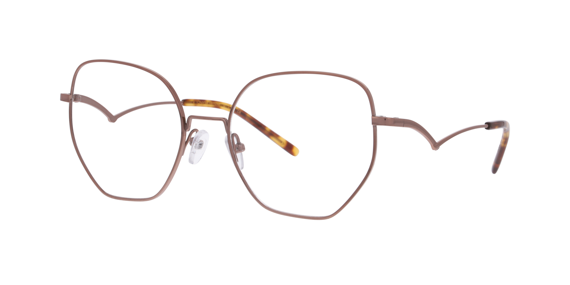 Marika Rotgold TitanEyeglass Frames von B24, Dreiviertelansicht