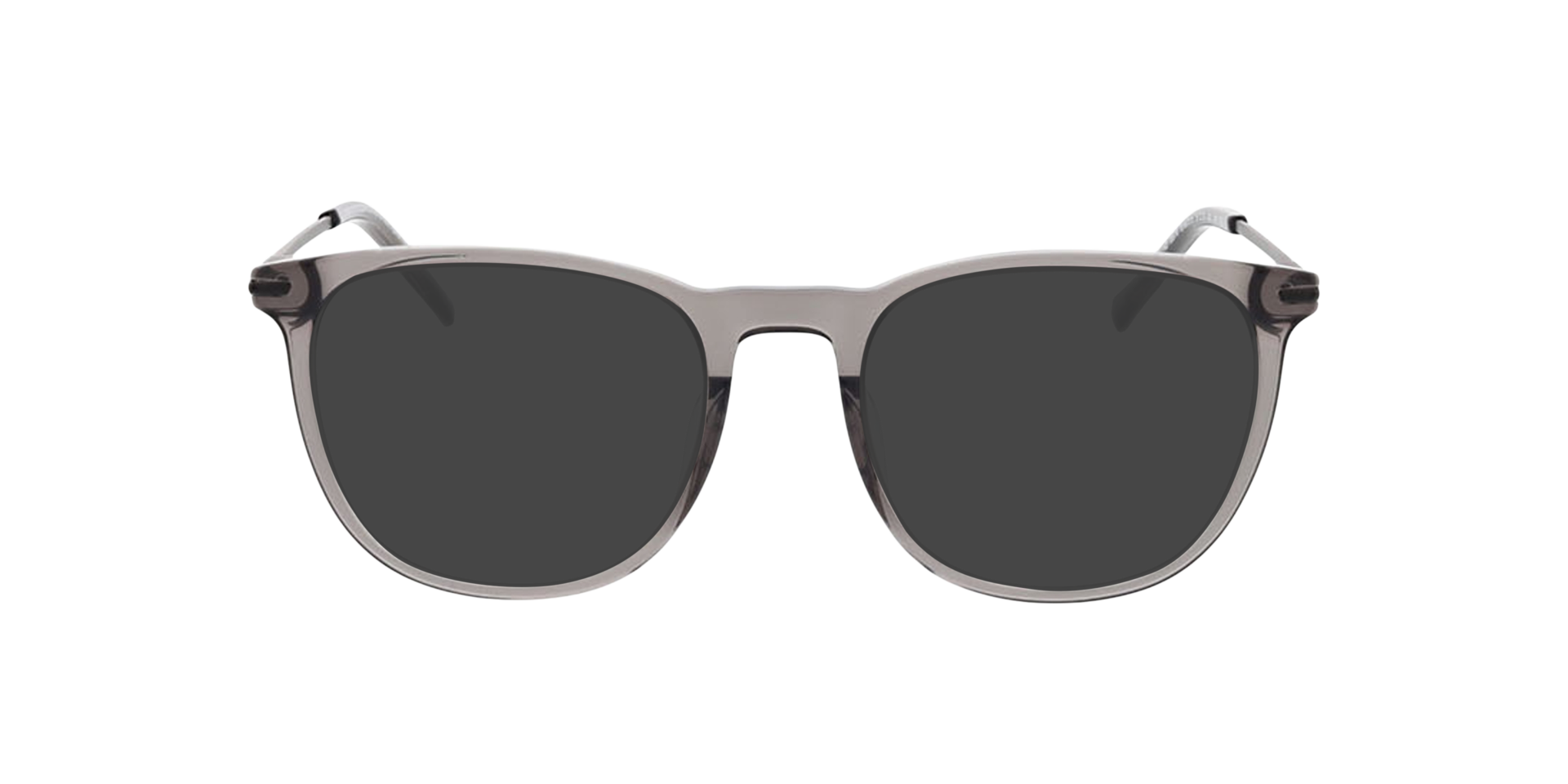 Bradford Crystal Grau AcetatEyeglass Frames von B24, mit getönten Gläsern