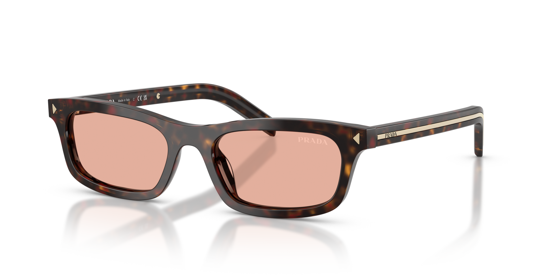 PR D05S Root Tortoise AcetatSunglass Frames von B24, Dreiviertelansicht