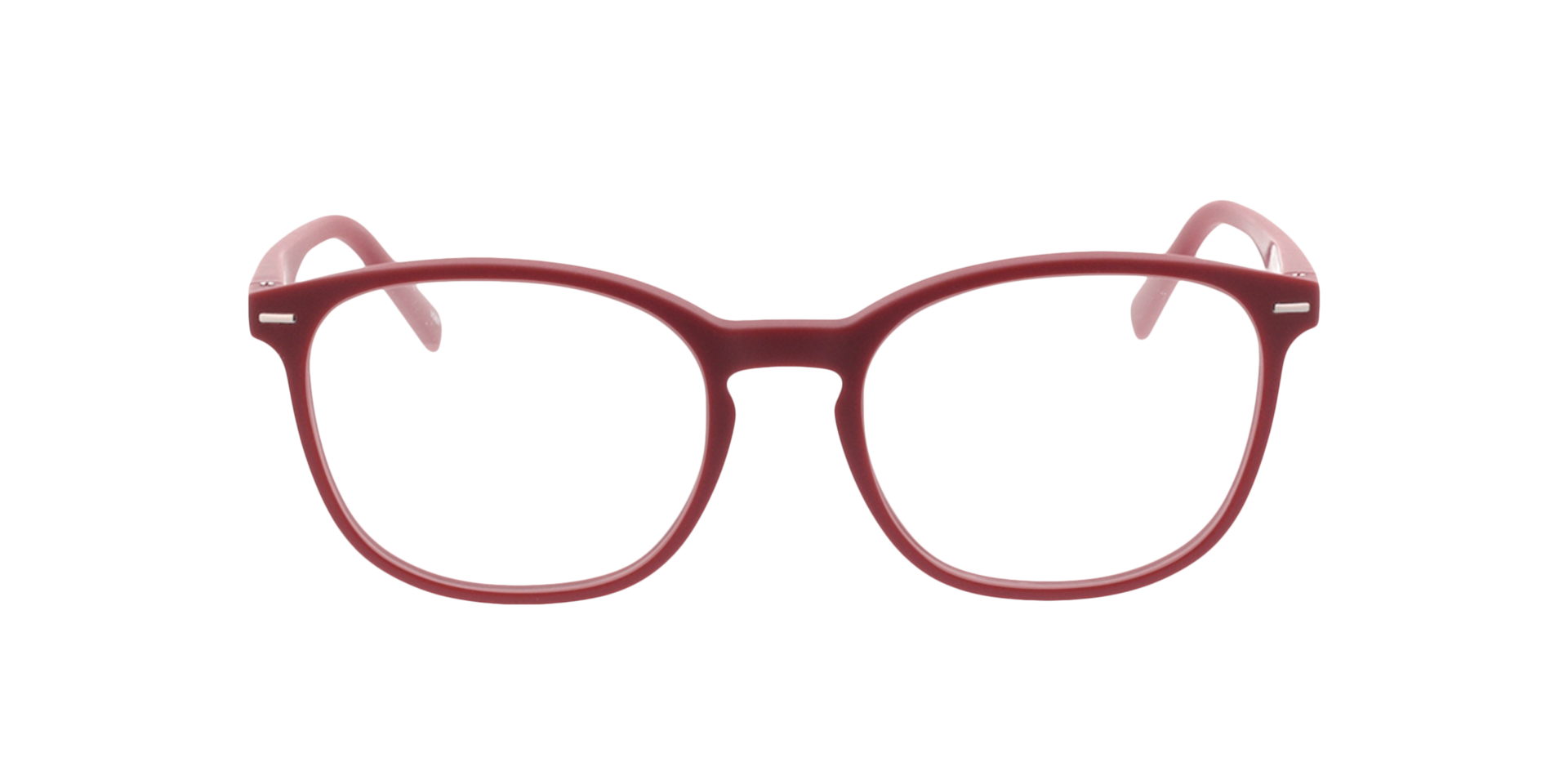 Olea Rot KunststoffEyeglass Frames von B24, Vorderansicht