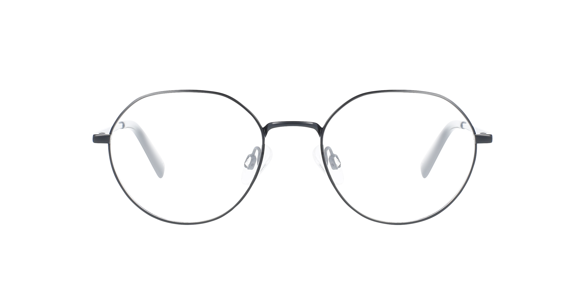 Logan Black Titanium TitanEyeglass Frames von B24, Vorderansicht