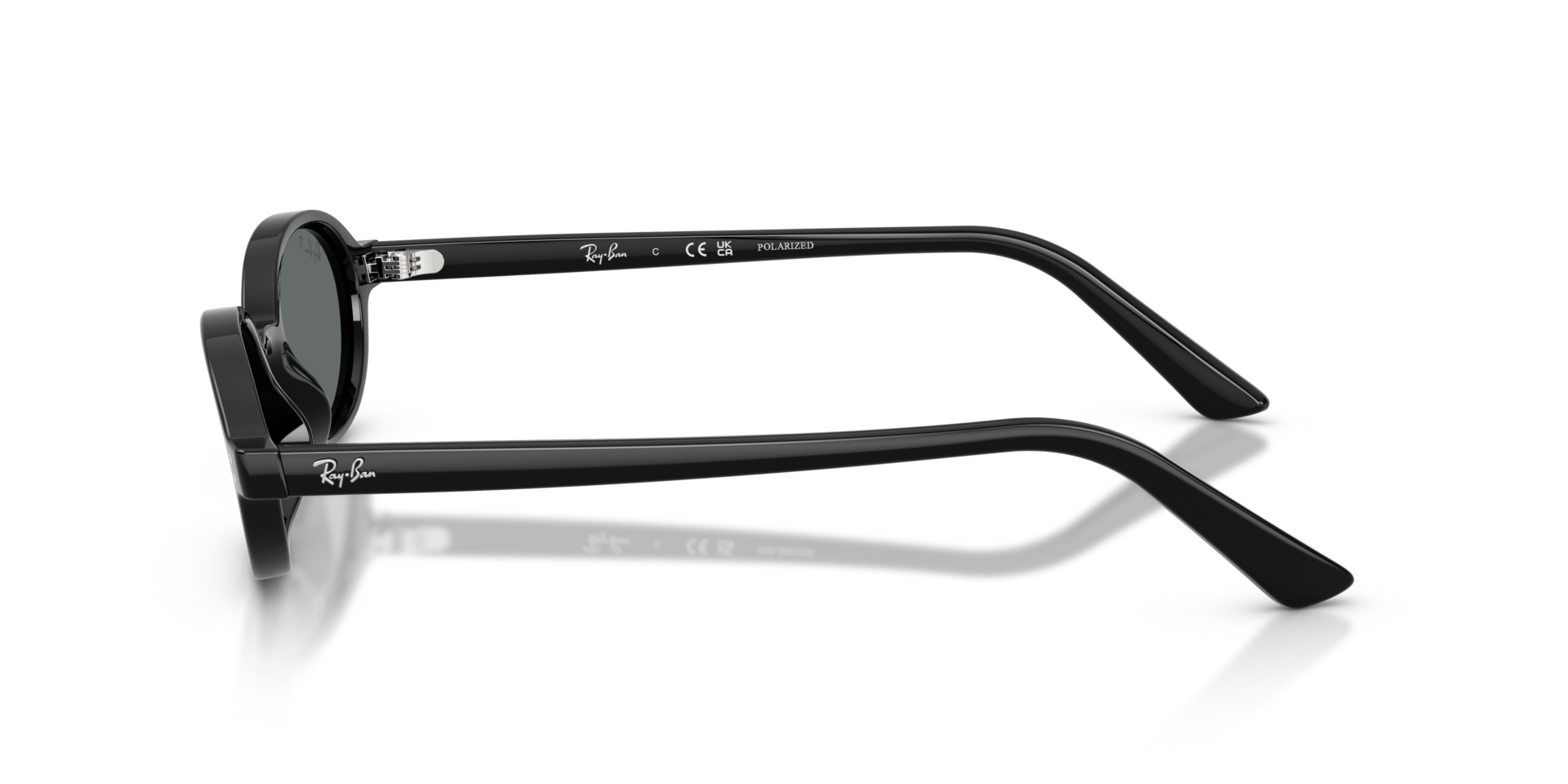 RB4472 Schwarz KunststoffSunglass Frames von B24, Seitenansicht