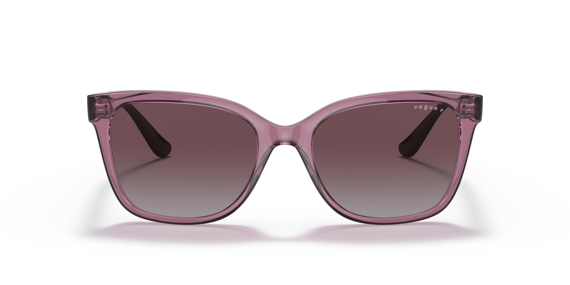 VO5426S Violett transparent KunststoffSunglass Frames von B24, Vorderansicht