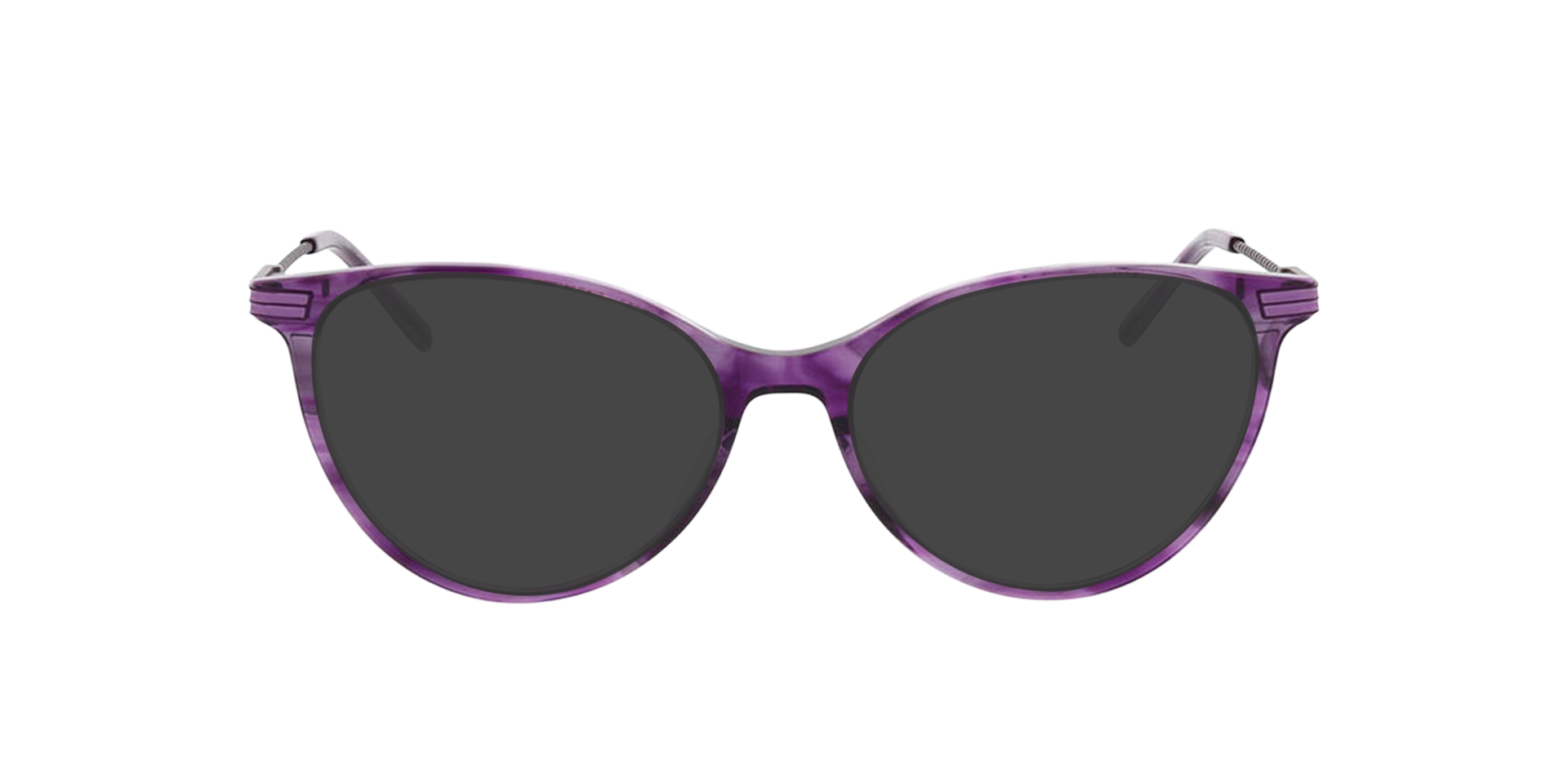 Leona Lila AcetatEyeglass Frames von B24, mit getönten Gläsern