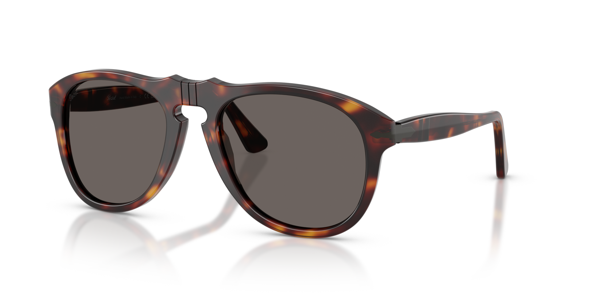 PO0649NE Havana AcetaatSunglass Frames van B24, Hoekweergave