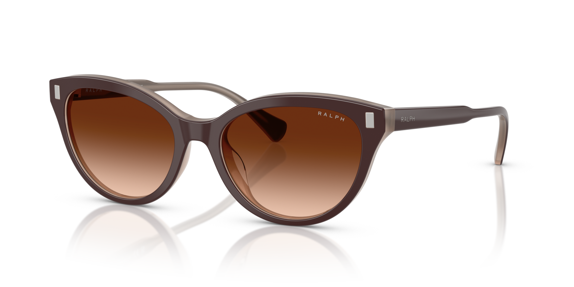 RA5326U Solid Brown Milky Brown AcetatSunglass Frames von B24, Dreiviertelansicht