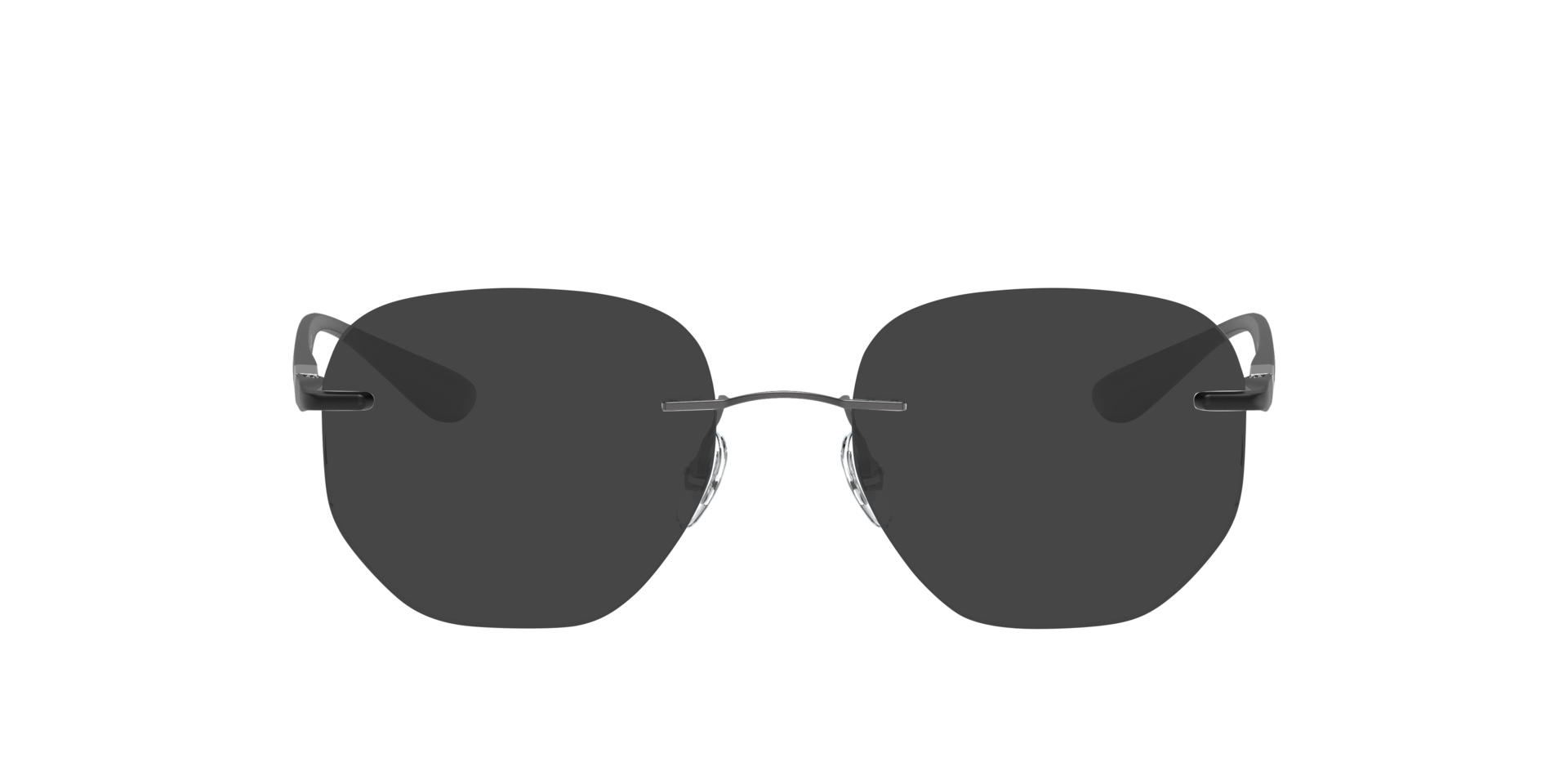 RB8766 Staalgrijs TitaanEyeglass Frames van B24, met getinte lenzen
