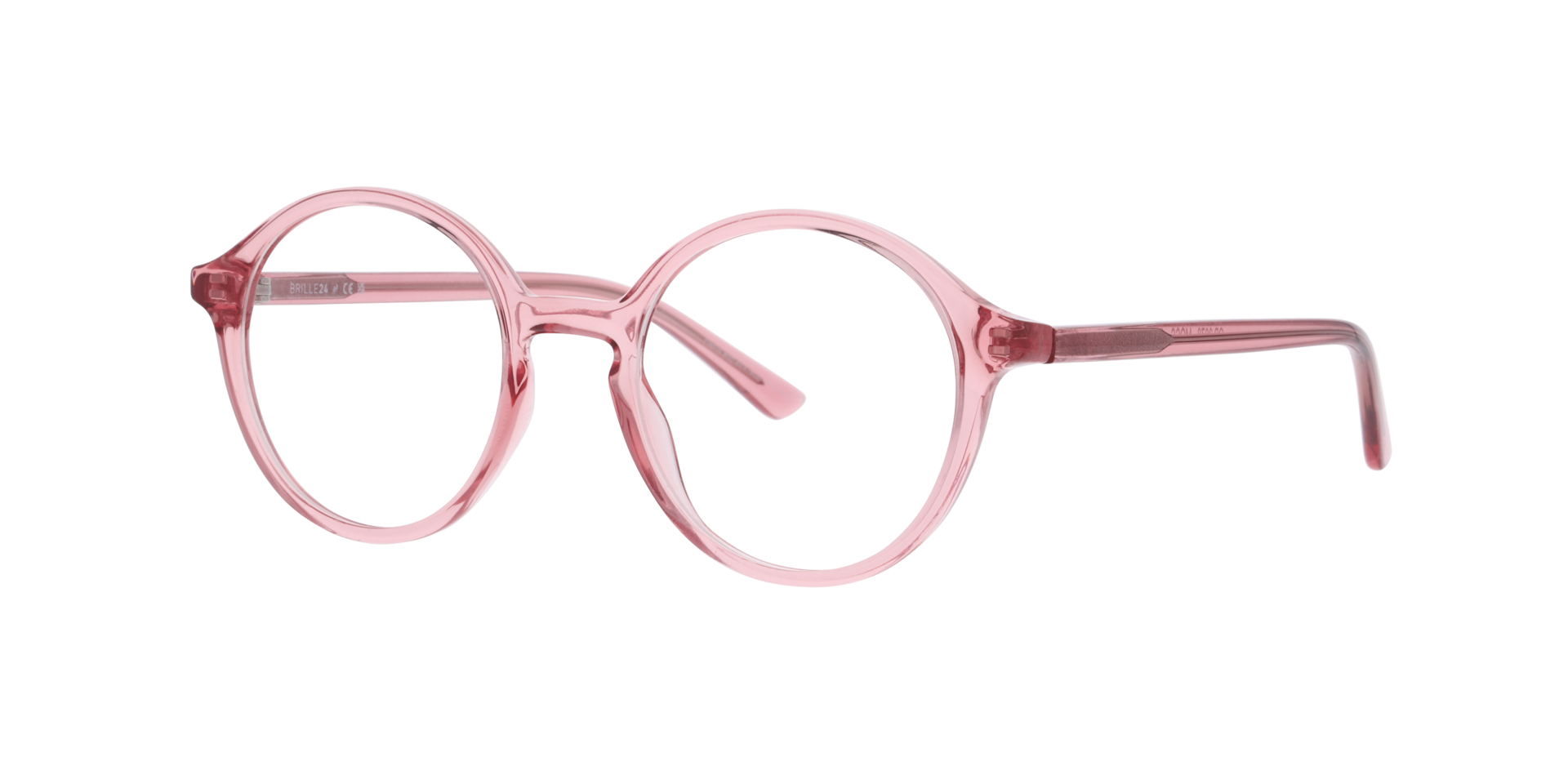 Moss Kristallrosa KunststoffEyeglass Frames von B24, Dreiviertelansicht