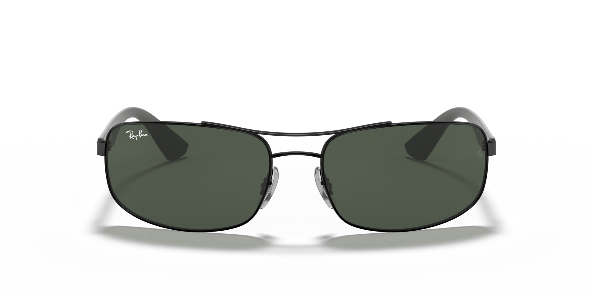 RB3527 Schwarz MetallSunglass Frames von B24, Vorderansicht