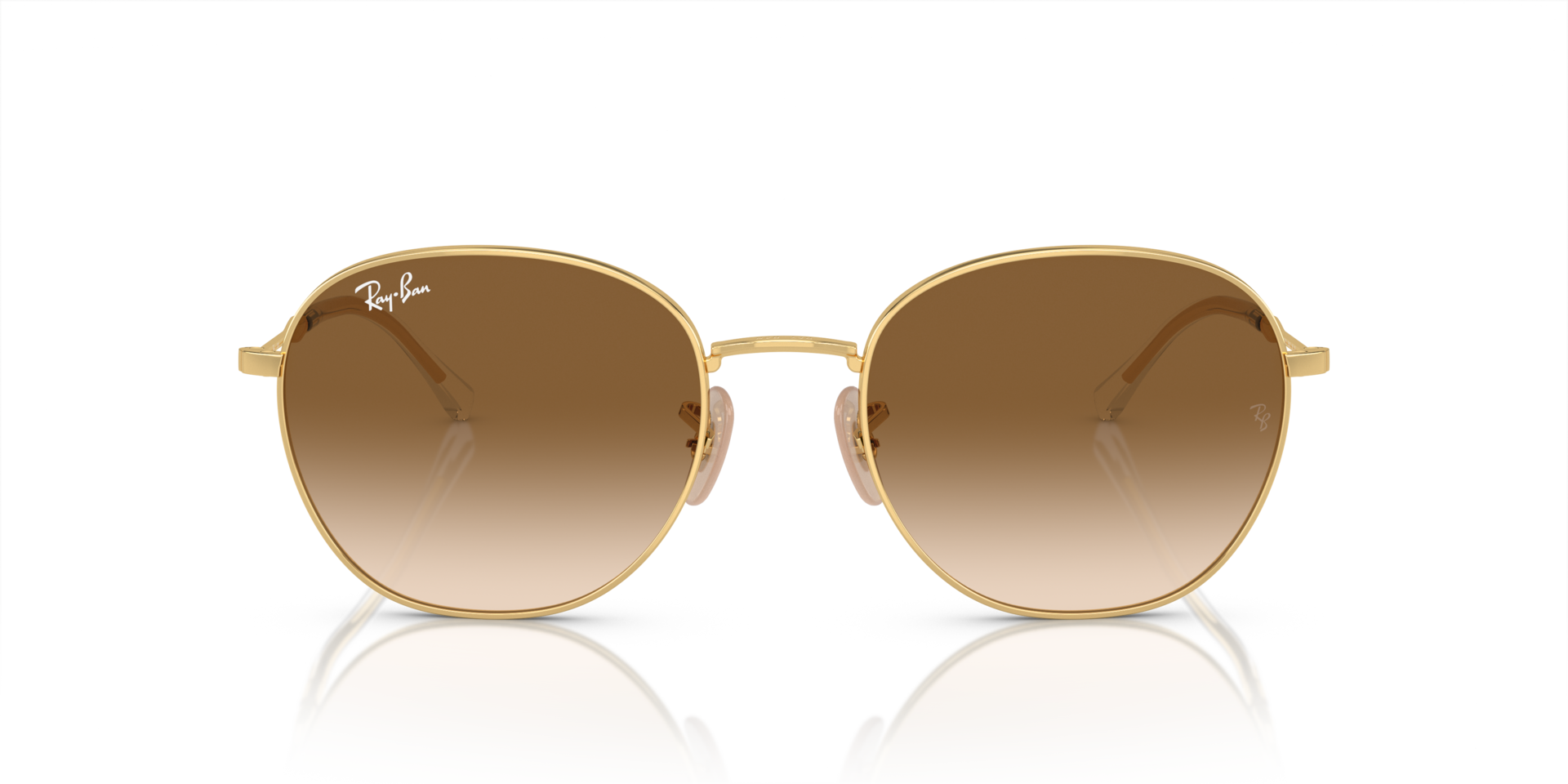 RB3809 Arista Gold MetallSunglass Frames von B24, Vorderansicht