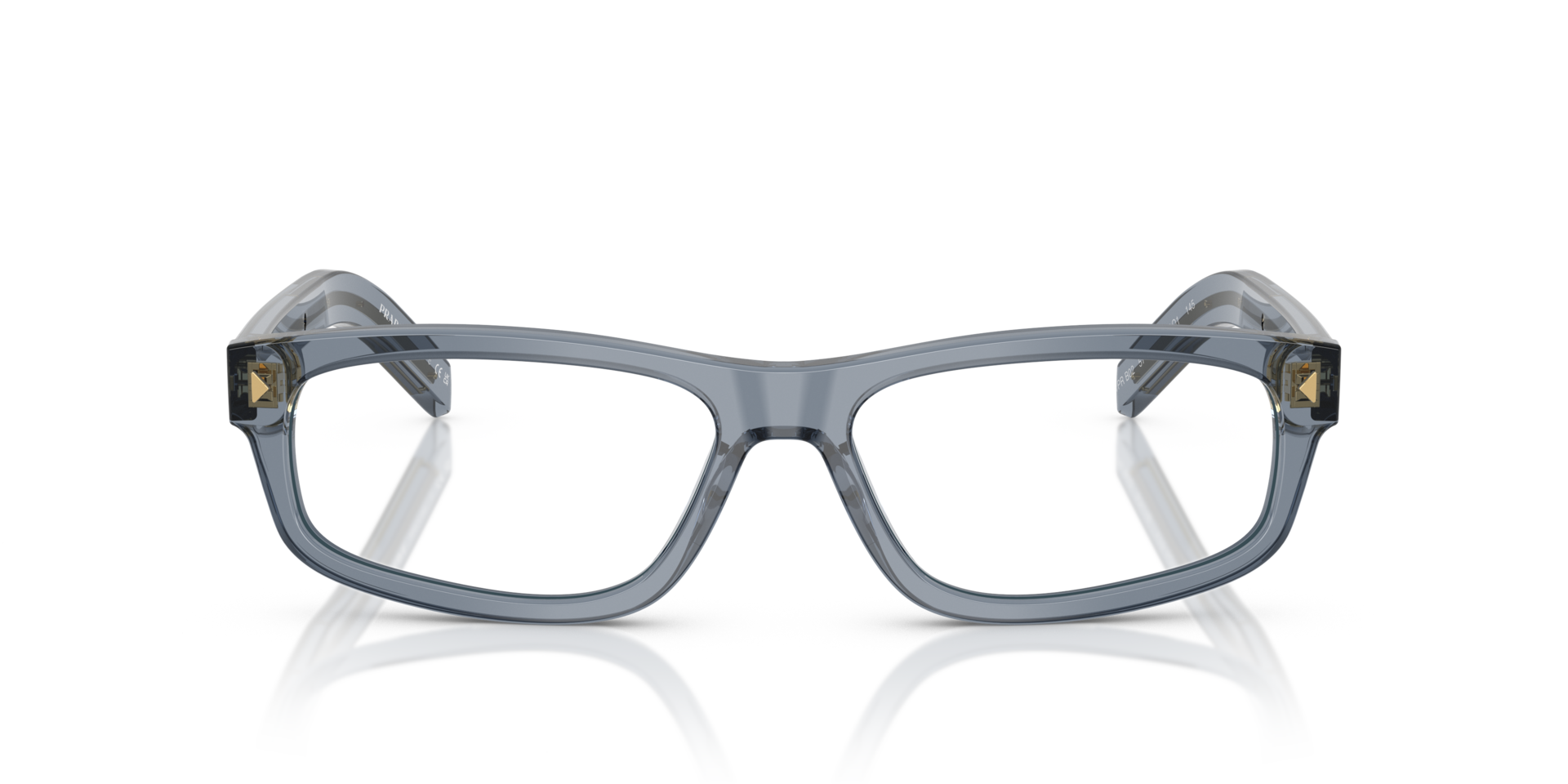 PR B02V Pale Gold Plated AcetatEyeglass Frames von B24, Vorderansicht