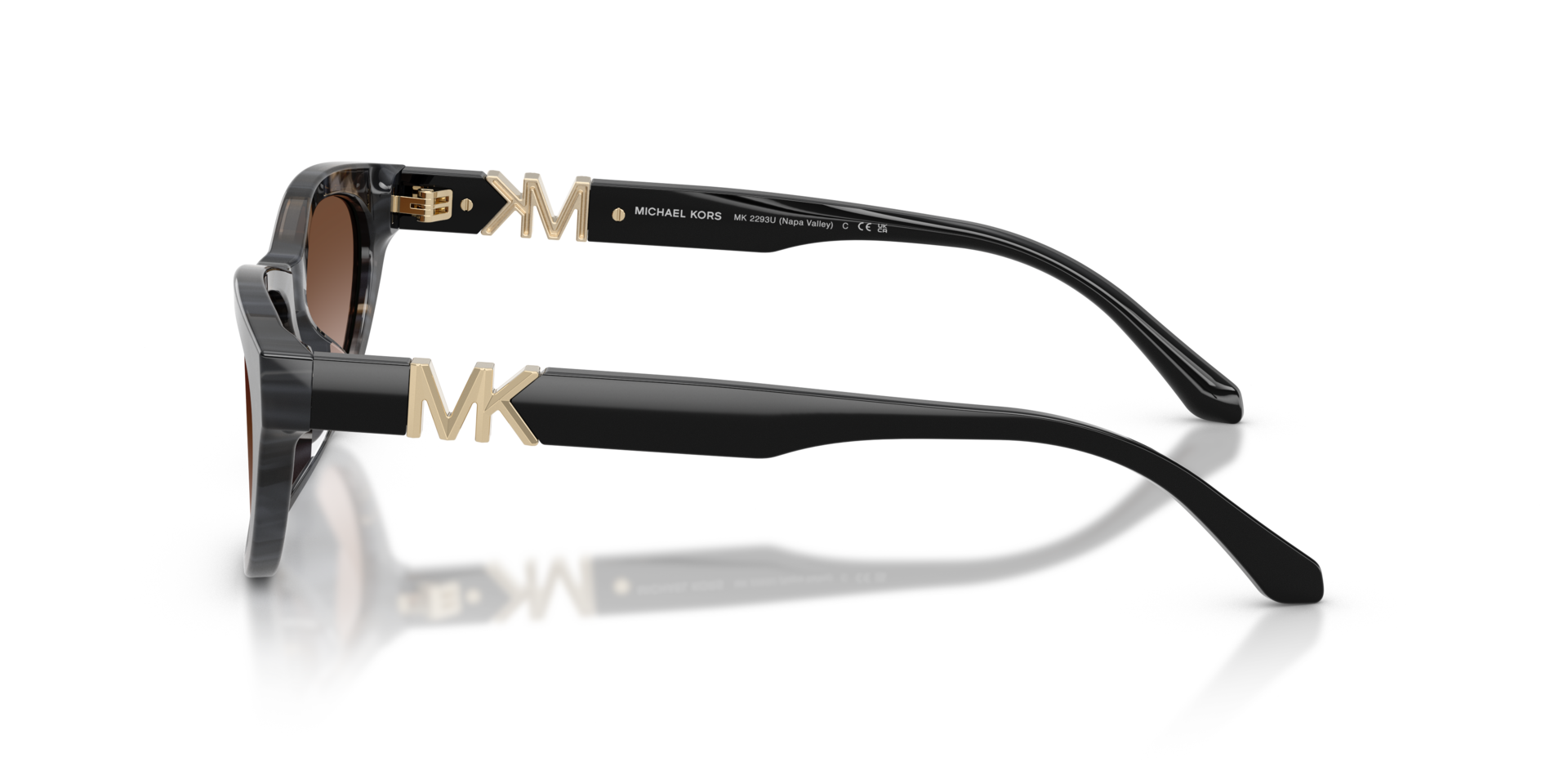 MK2293U Black Camo Tortoise AcetatSunglass Frames von B24, Seitenansicht