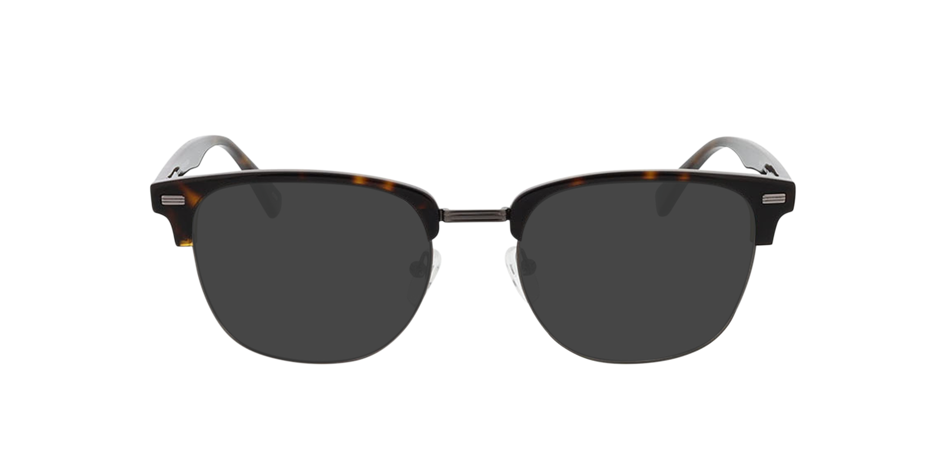 Houston Havana  &  Anthracite MetallEyeglass Frames von B24, mit getönten Gläsern