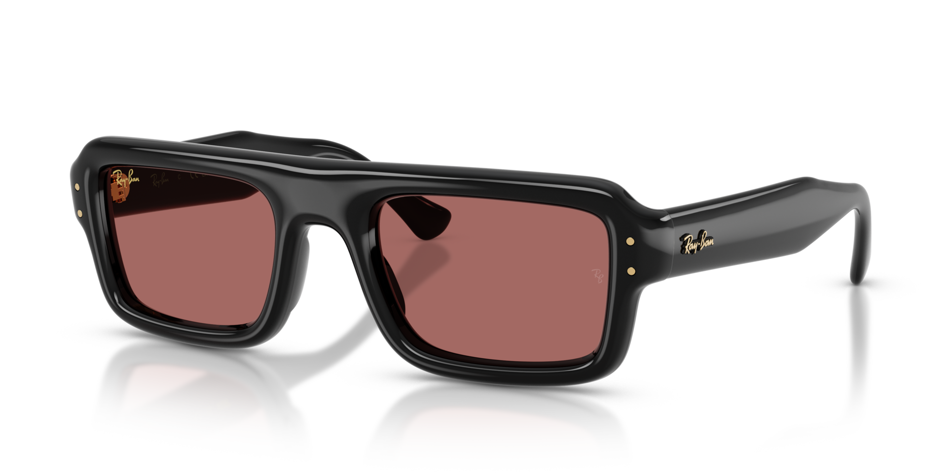 RB4954 Schwarz KunststoffSunglass Frames von B24, Dreiviertelansicht