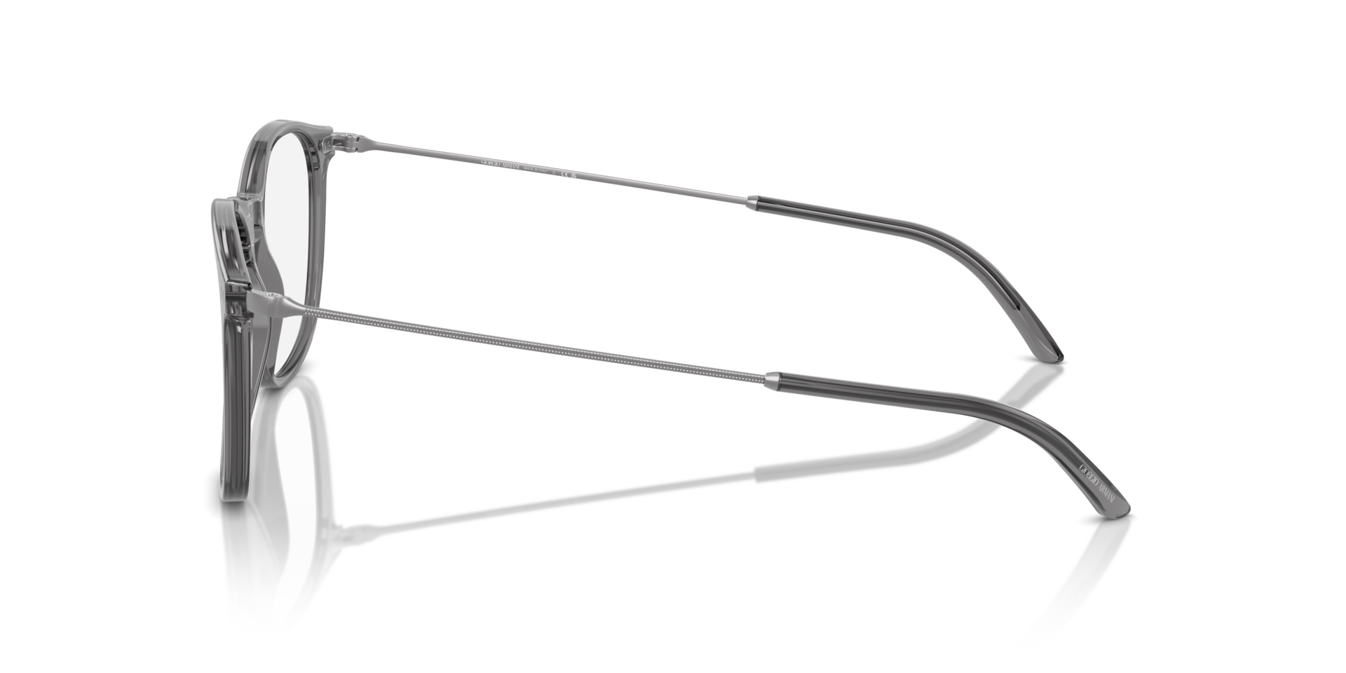AR7160 Opaal grijs AcetaatEyeglass Frames van B24, Zijaanzicht