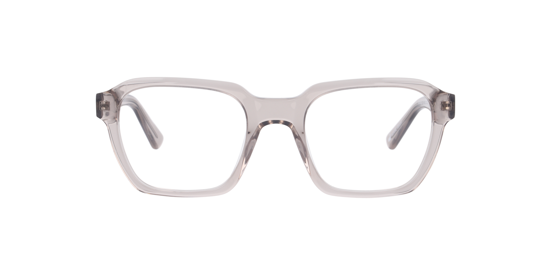 Stavanger Crystal Hellgrau AcetatEyeglass Frames von B24, Vorderansicht