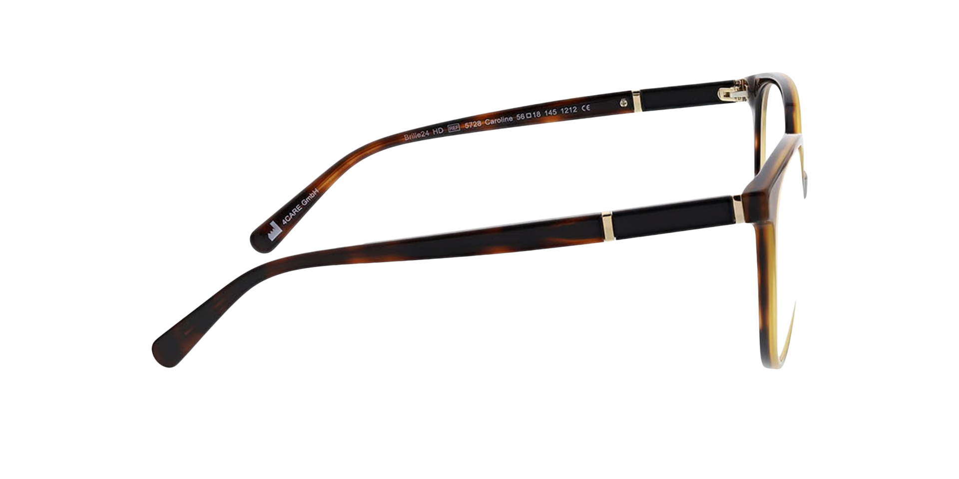 Caroline Havana AcetatEyeglass Frames von B24, Seitenansicht