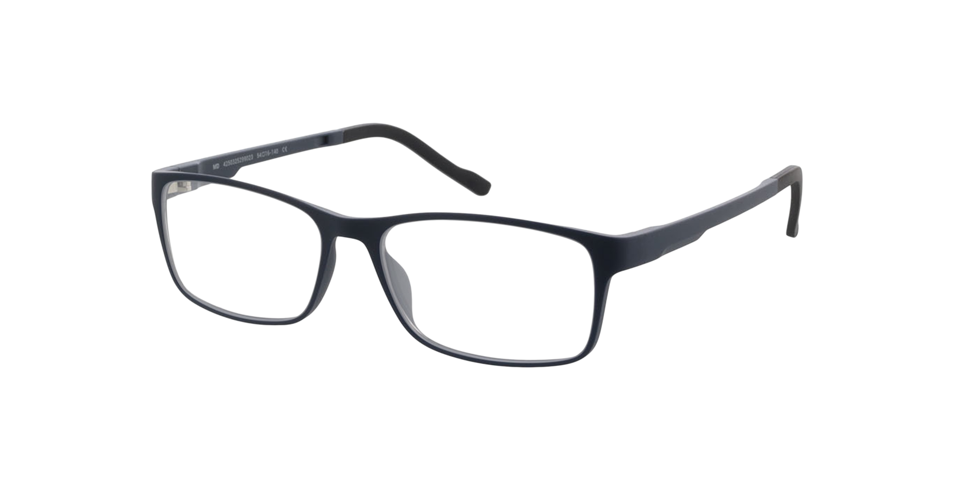 Köln Blauw KunststofEyeglass Frames van B24, Hoekweergave