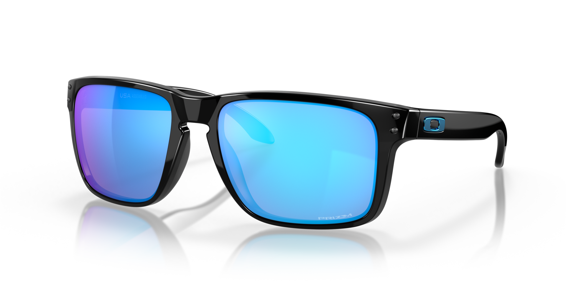 Holbrook™ XL Glanzend zwart KunststofSunglass Frames van B24, Hoekweergave