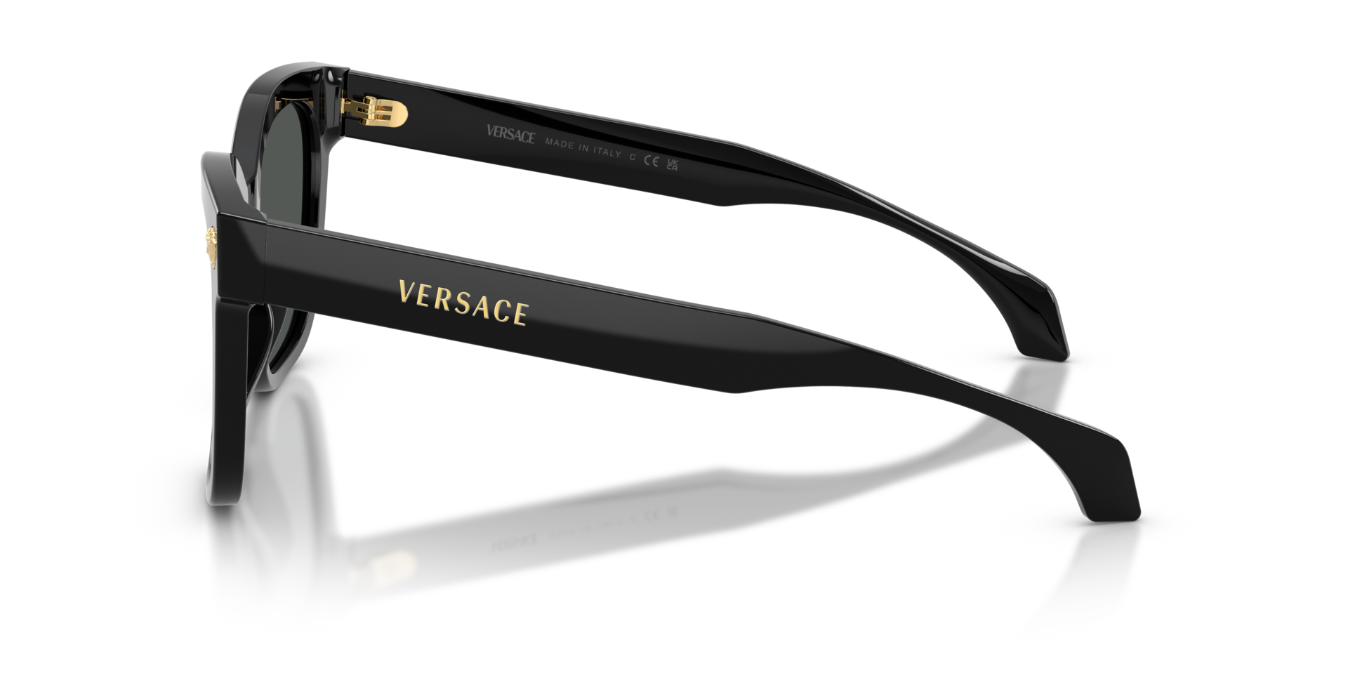 VE4511 Schwarz AcetatSunglass Frames von B24, Seitenansicht