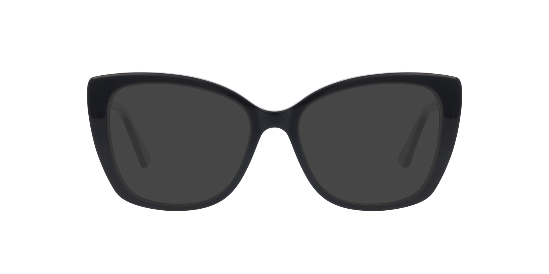 Megan CT Jet Black AcetatEyeglass Frames von B24, mit getönten Gläsern