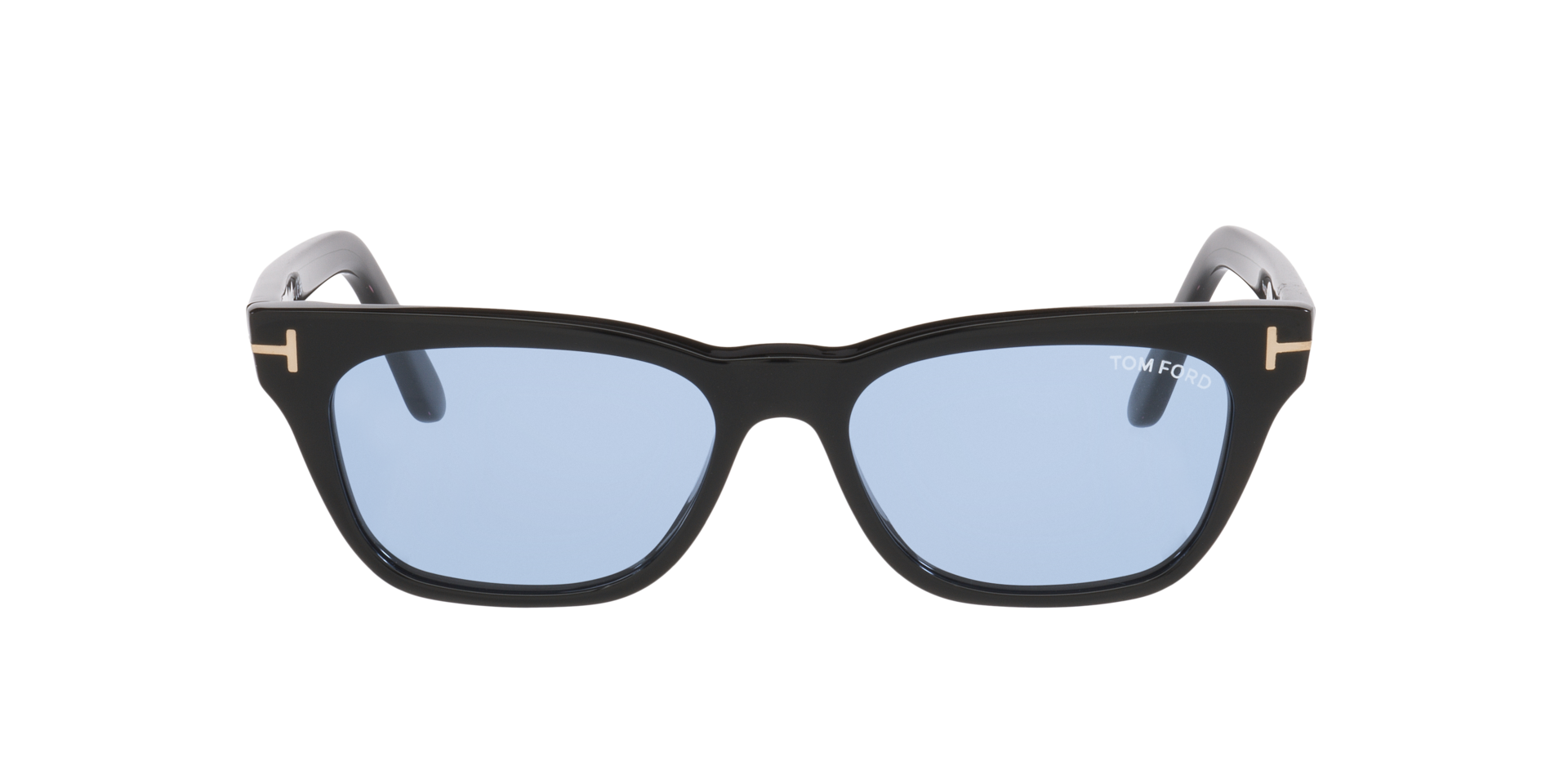 Penn-02 Glänzendes Schwarz AcetatSunglass Frames von B24, mit getönten Gläsern