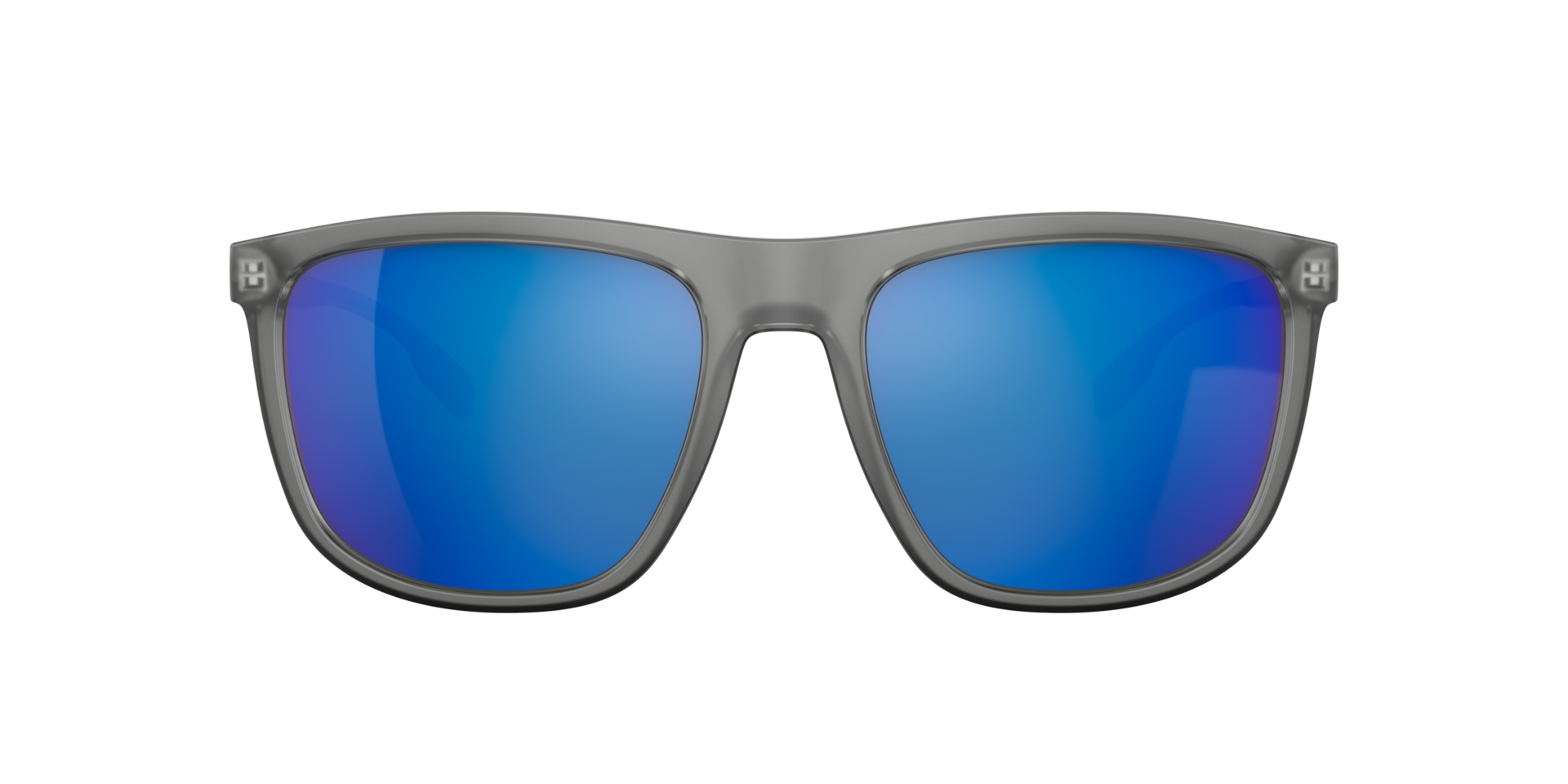 XD9036 Matte Smoke Crystal KunststoffSunglass Frames von B24, mit getönten Gläsern