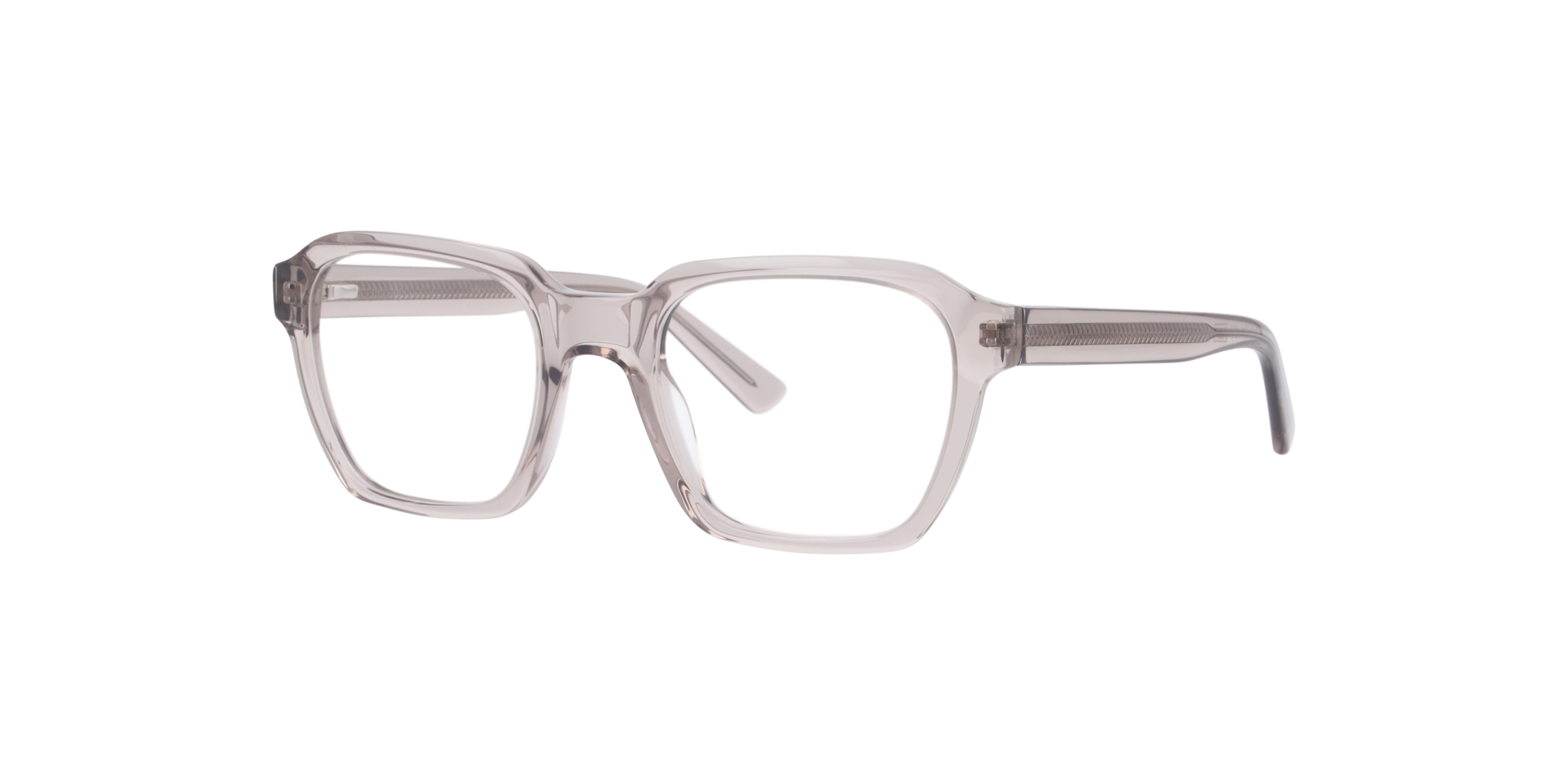 Stavanger Crystal Hellgrau AcetatEyeglass Frames von B24, Dreiviertelansicht
