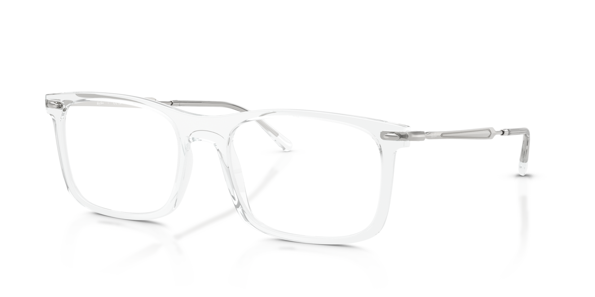 RB7260 Transparant KunststofEyeglass Frames van B24, Hoekweergave